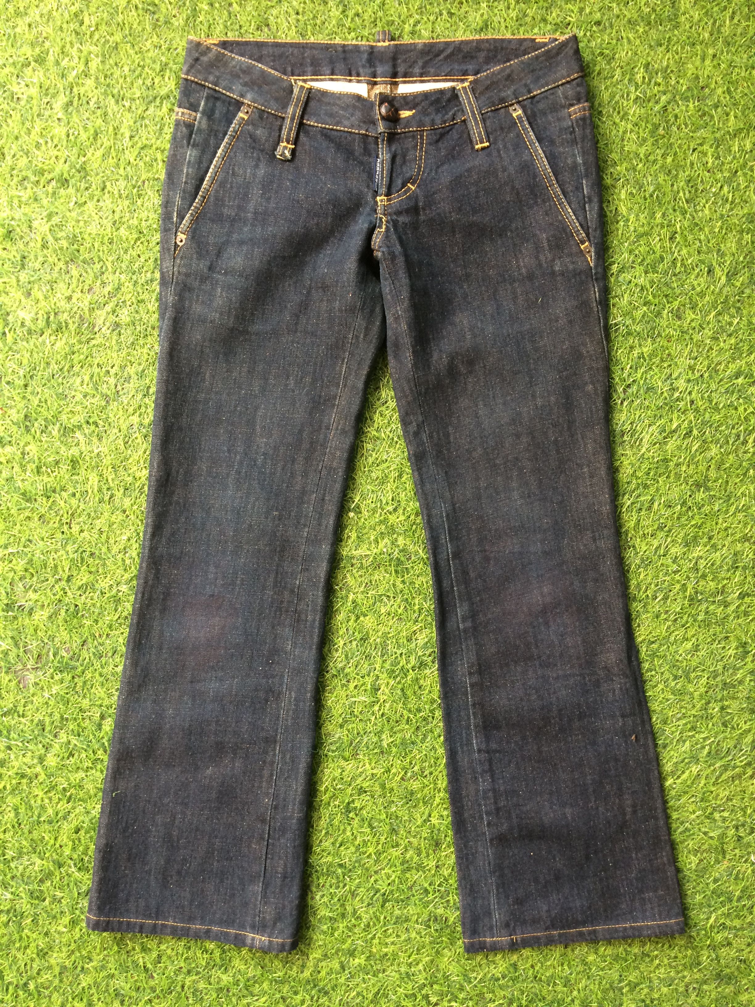 Dsquared2 Dsquared2 Lady Bootcut Low Waist Denim Jean #D-221 Size 31" - 3 Thumbnail