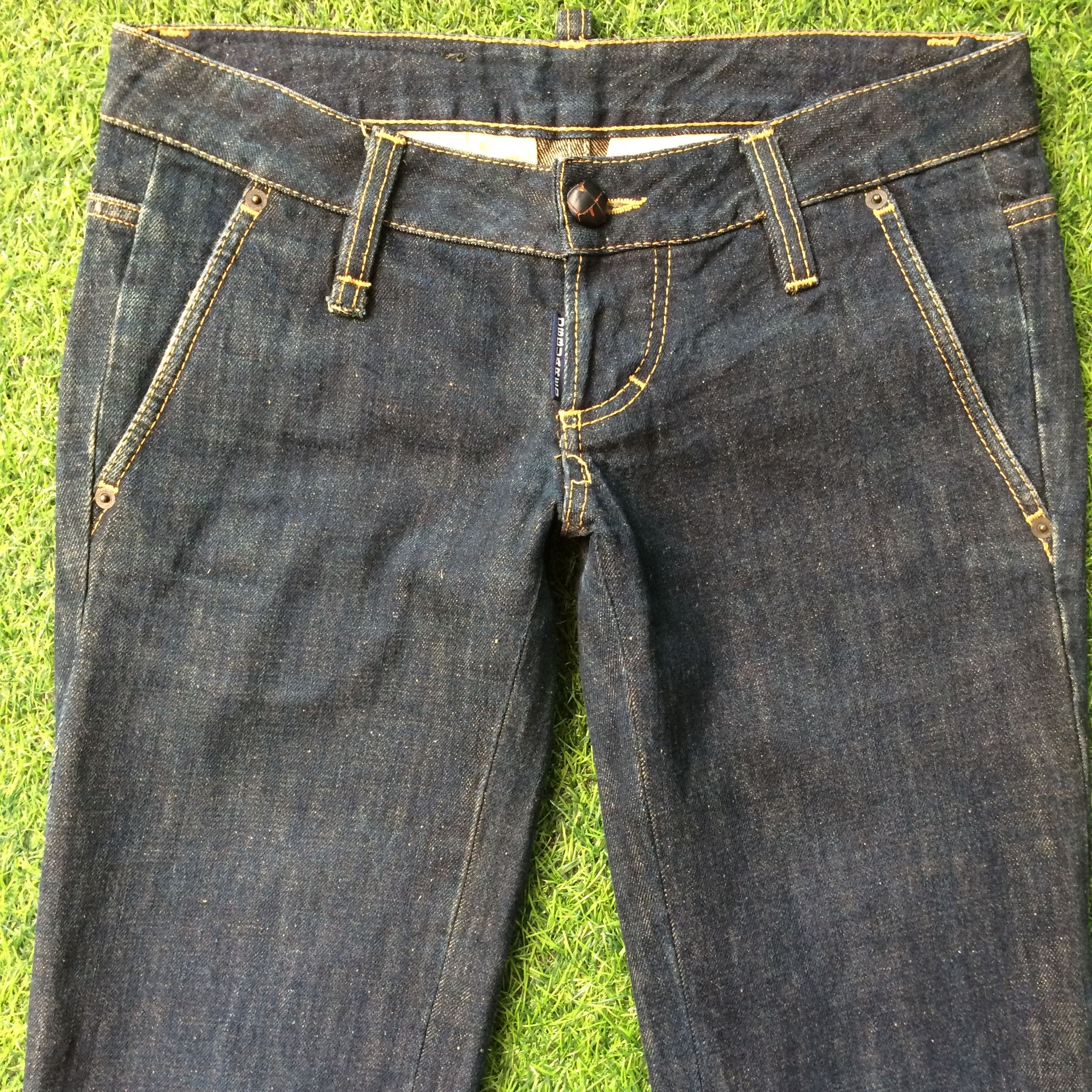 Dsquared2 Dsquared2 Lady Bootcut Low Waist Denim Jean #D-221 Size 31" - 2 Thumbnail