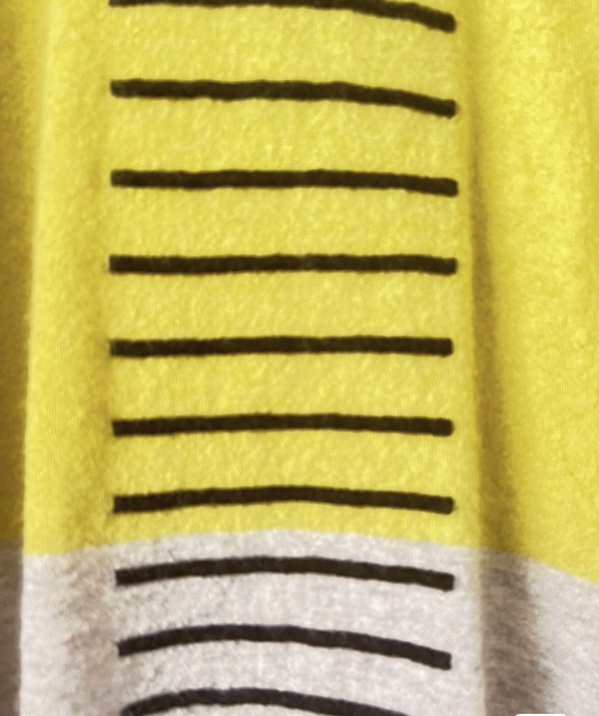 Rick Owens ro yellow patchwork sweater