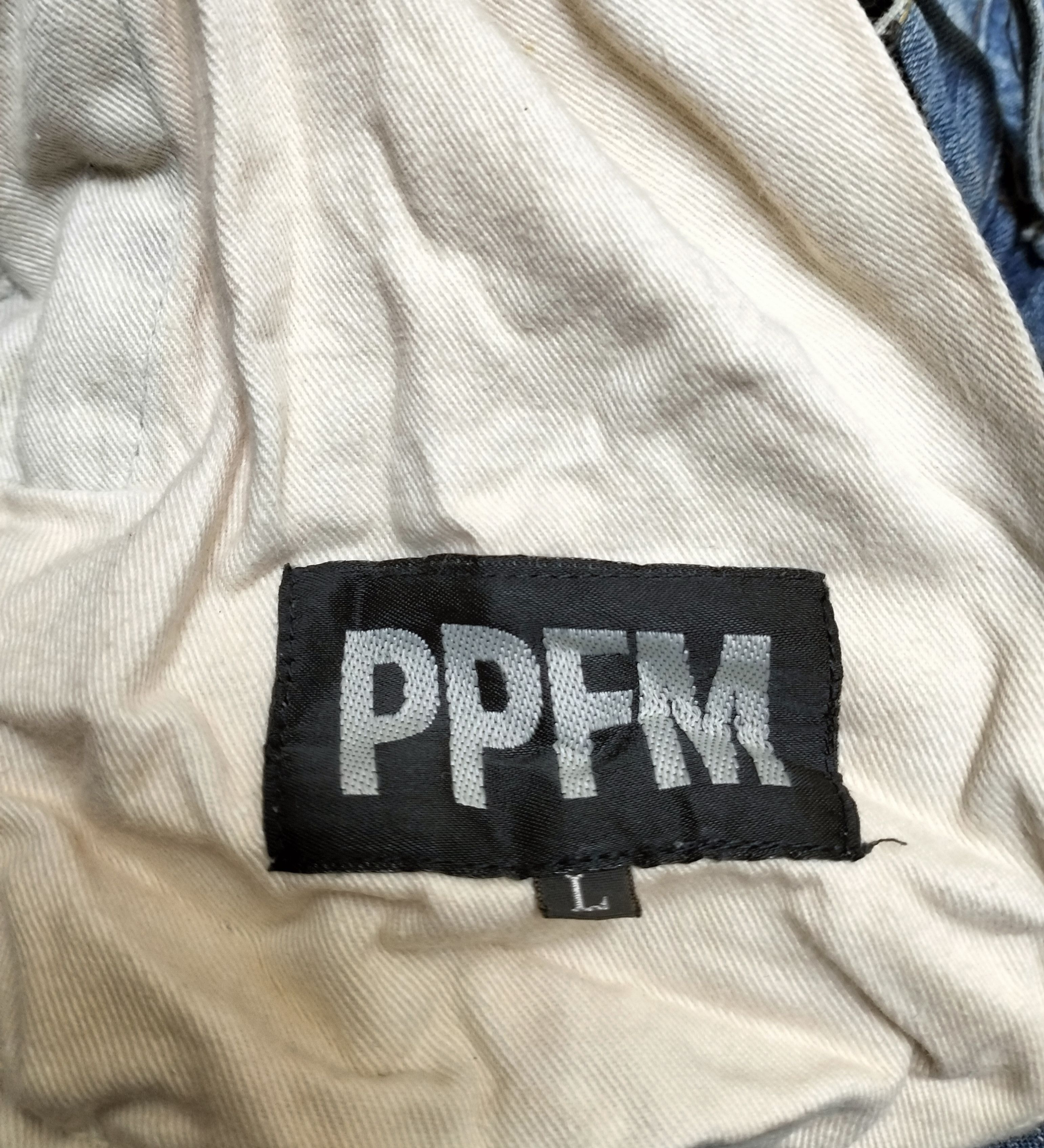 Japanese Brand PPFM Jeans Cargo Short Pant Size US 34 / EU 50 - 4 Thumbnail