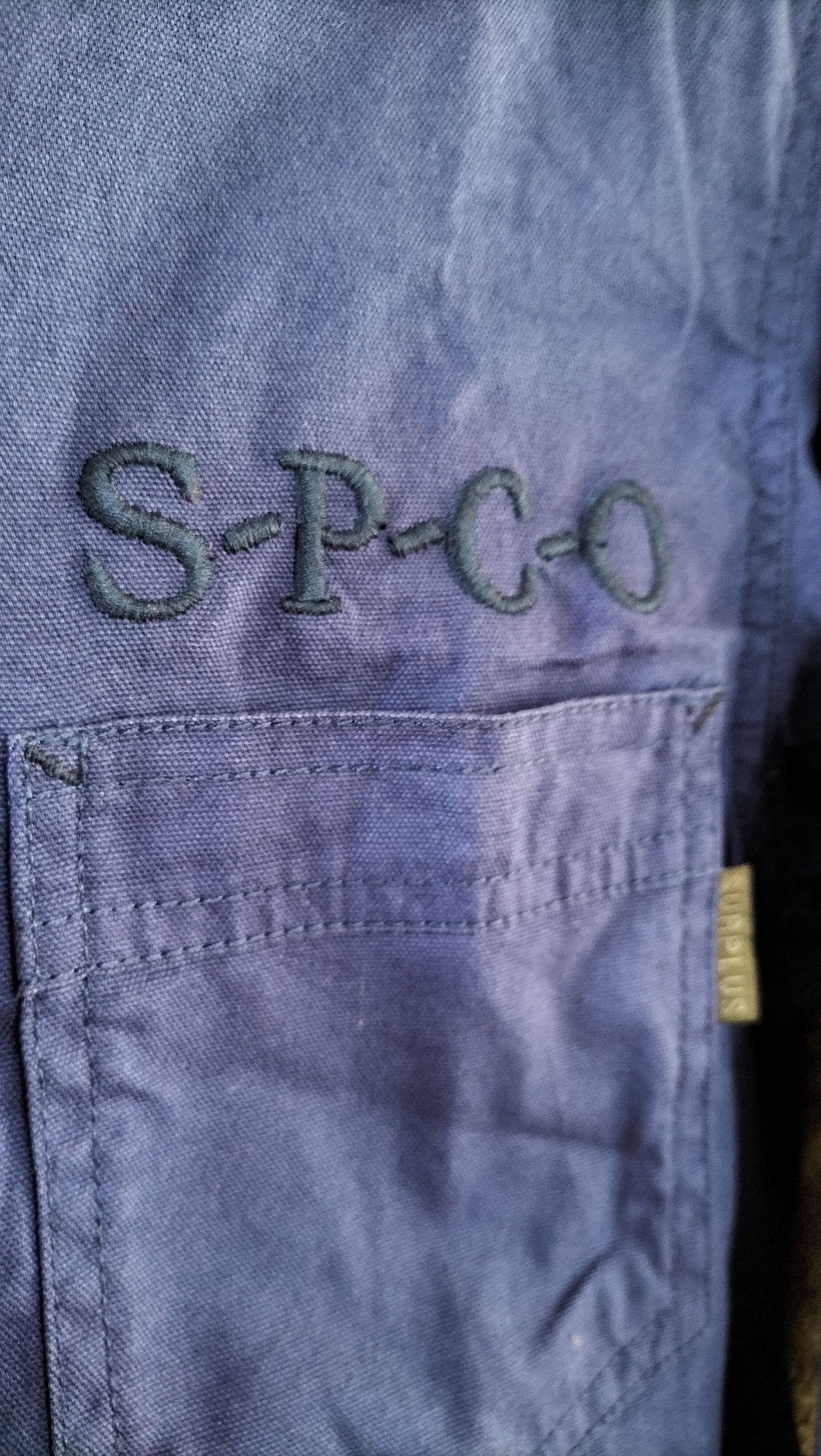 Japanese Brand Surplus Seminary Workwear Shirt Embroidery SPCO Size US M / EU 48-50 / 2 - 7 Thumbnail