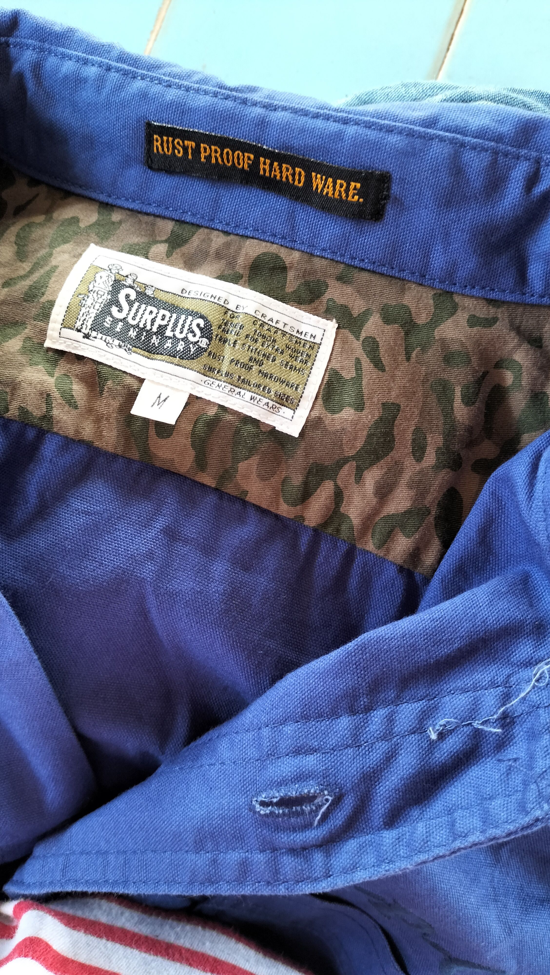 Japanese Brand Surplus Seminary Workwear Shirt Embroidery SPCO Size US M / EU 48-50 / 2 - 2 Thumbnail