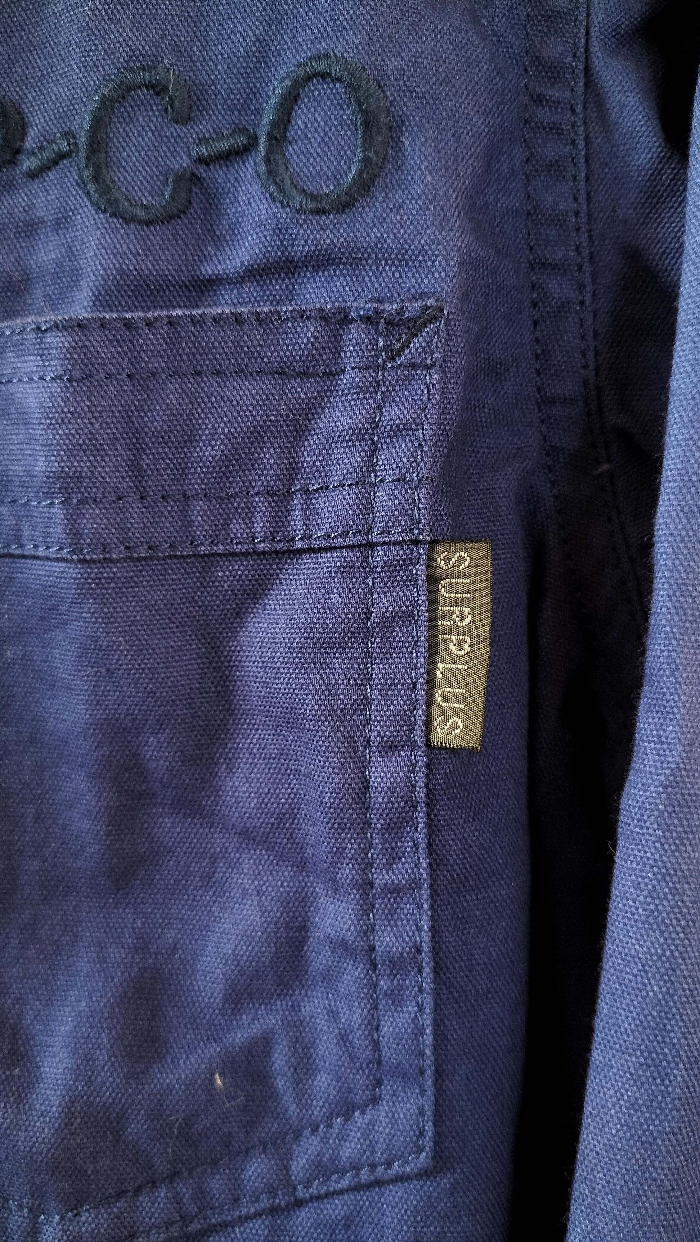 Japanese Brand Surplus Seminary Workwear Shirt Embroidery SPCO Size US M / EU 48-50 / 2 - 8 Thumbnail