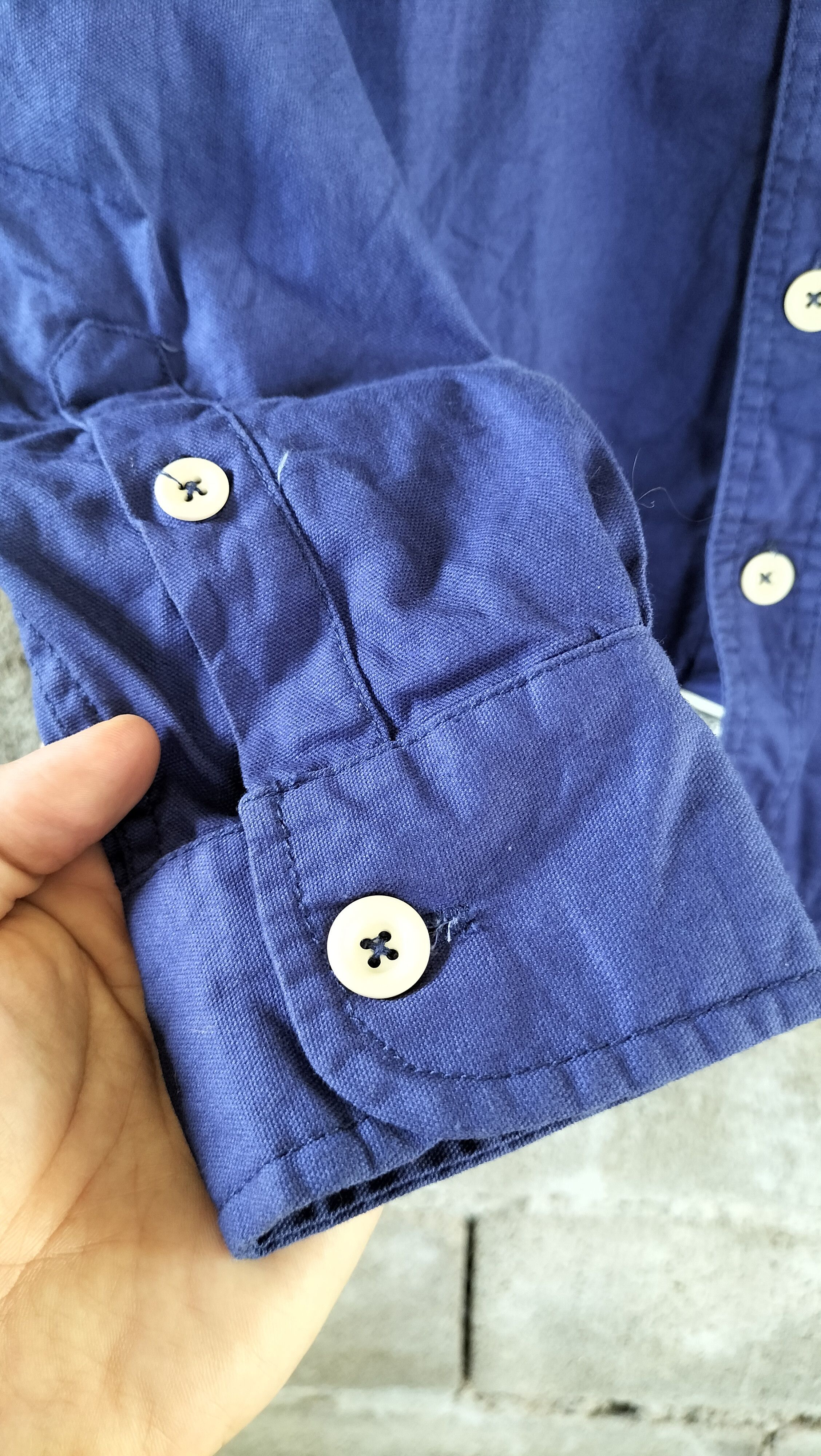Japanese Brand Surplus Seminary Workwear Shirt Embroidery SPCO Size US M / EU 48-50 / 2 - 9 Thumbnail