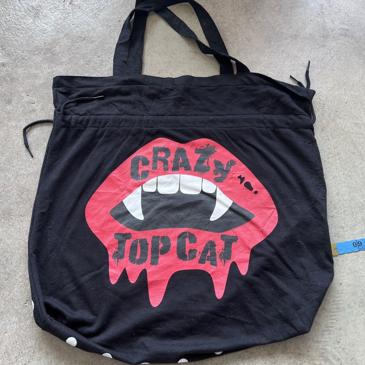 Japanese Brand Crazy Top Cat Cotton Shoulder / Totebag Size ONE SIZE - 1 Thumbnail