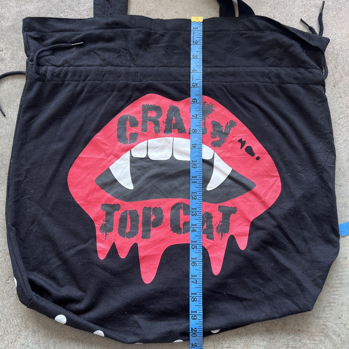 Japanese Brand Crazy Top Cat Cotton Shoulder / Totebag Size ONE SIZE - 5 Thumbnail