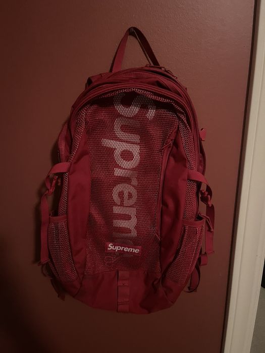 Supreme ss20 backpack discount red