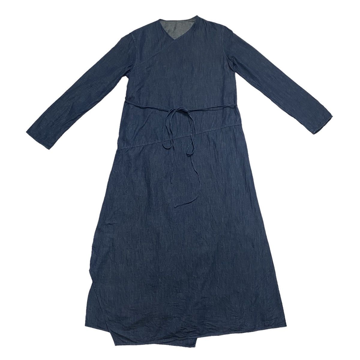 45rpm 45Rpm denim indigo wrap maxi dress Size M / US 6-8 / IT 42-44 - 2 Thumbnail