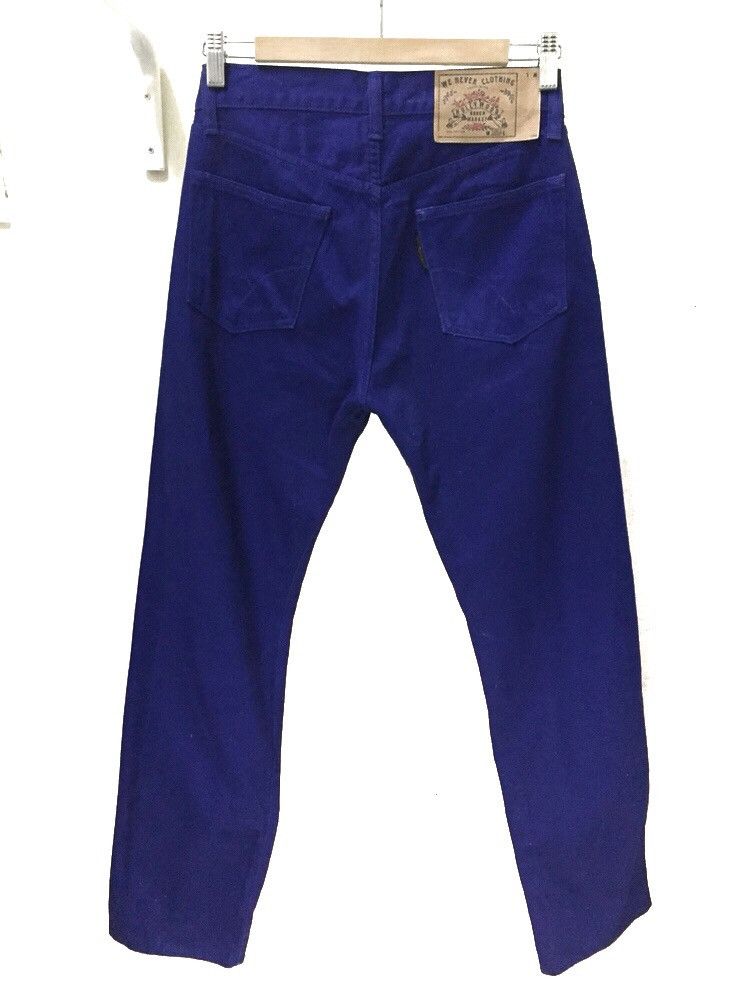HOLLYWOOD RANCH MARKET × Indigo Japanese Brand HRM Indigo Blue Jeans Size US 30 / EU 46 - 9 Thumbnail