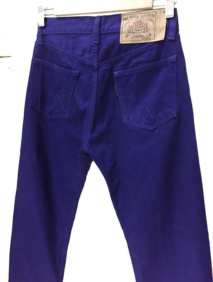 HOLLYWOOD RANCH MARKET × Indigo Japanese Brand HRM Indigo Blue Jeans Size US 30 / EU 46 - 8 Thumbnail
