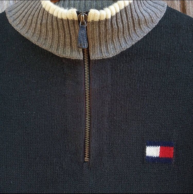 Sports Specialties Vintage Tommy Hilfiger Half Zipper Sweatshirts Size US M / EU 48-50 / 2 - 5 Thumbnail