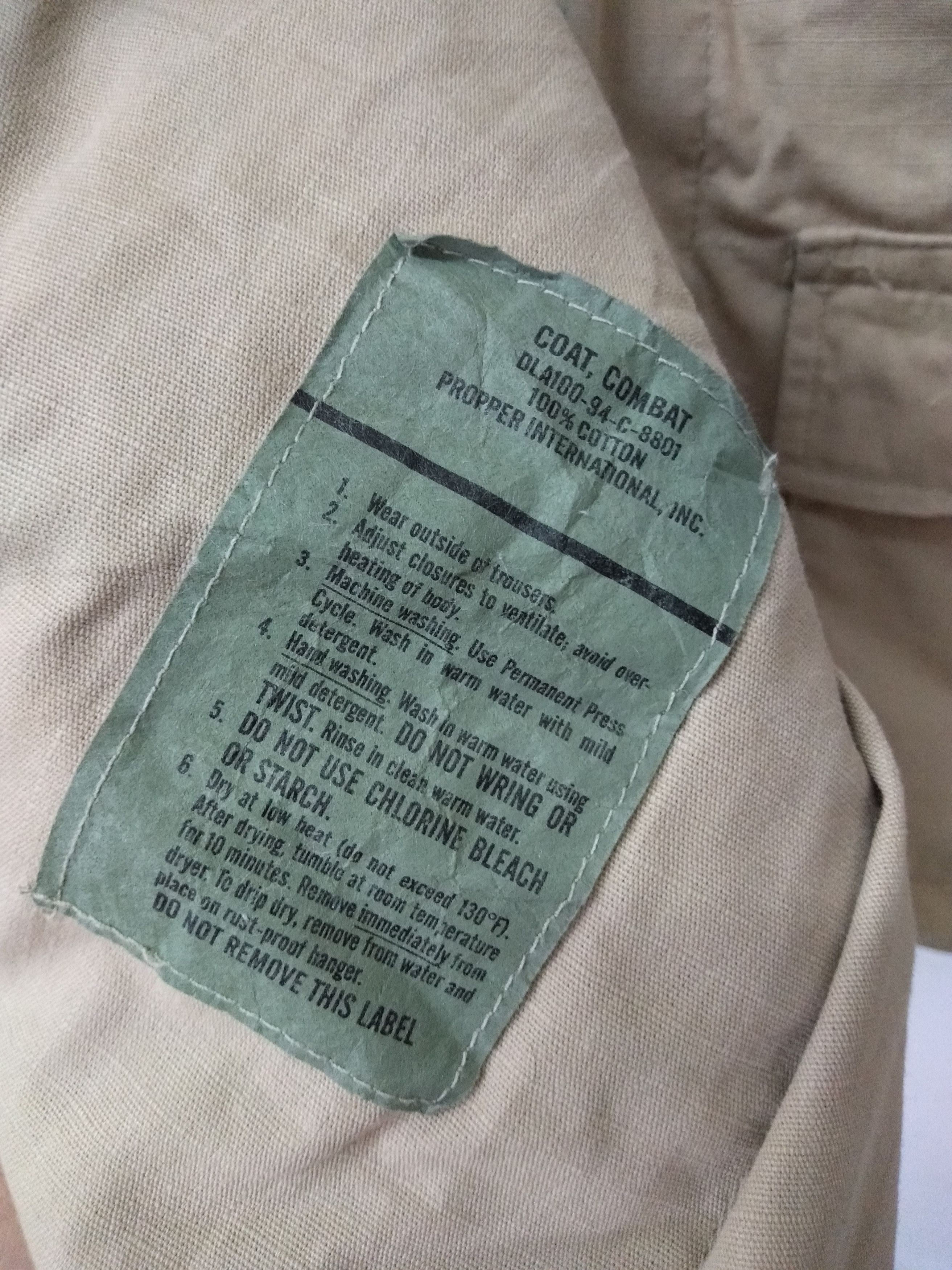 Vintage Vintage Army Air Force poplin Combat Coat Size US XL / EU 56 / 4 - 5 Thumbnail
