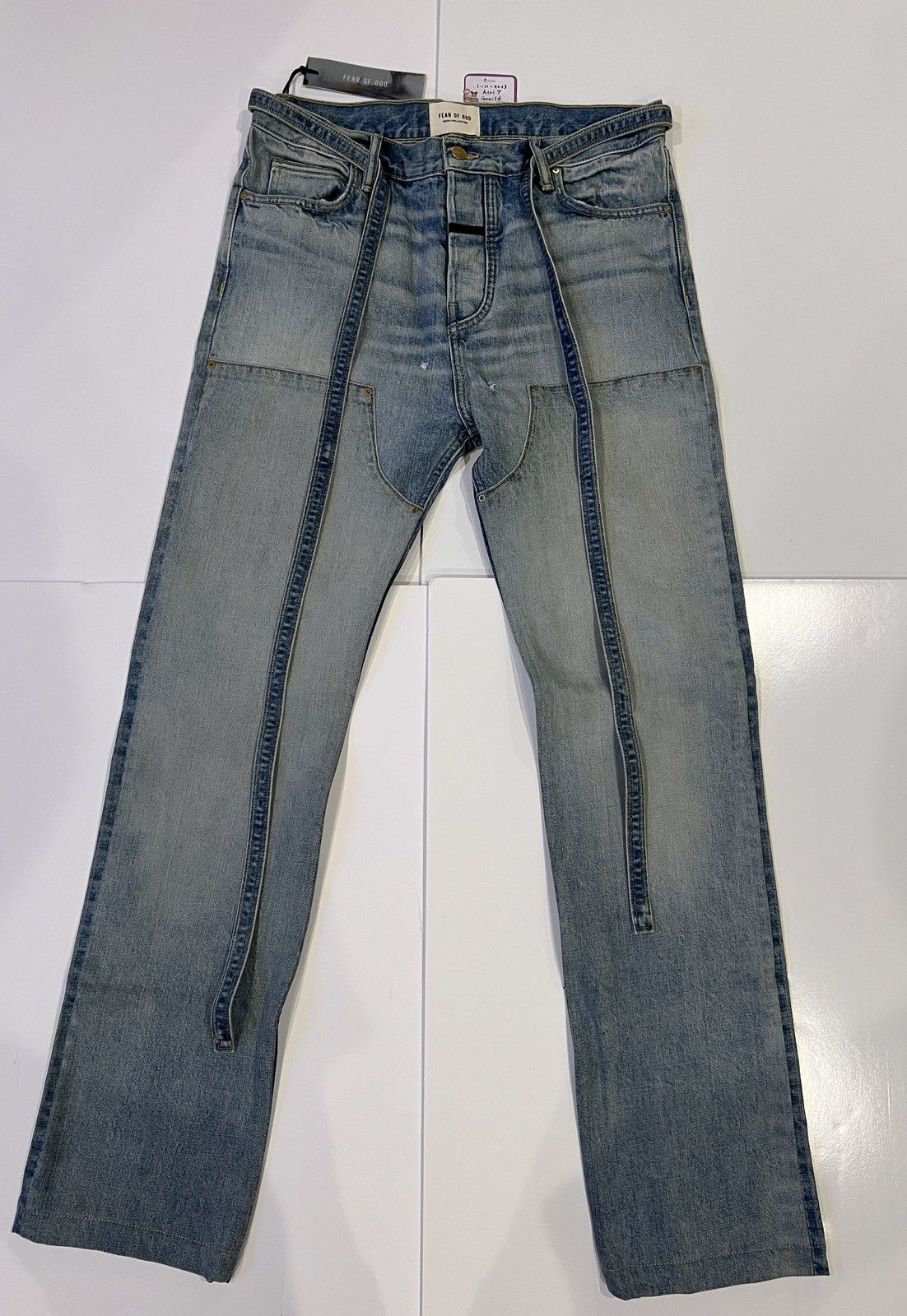 Fear of God Fear of God Sixth Collection Relaxed Denim Work Pants ...