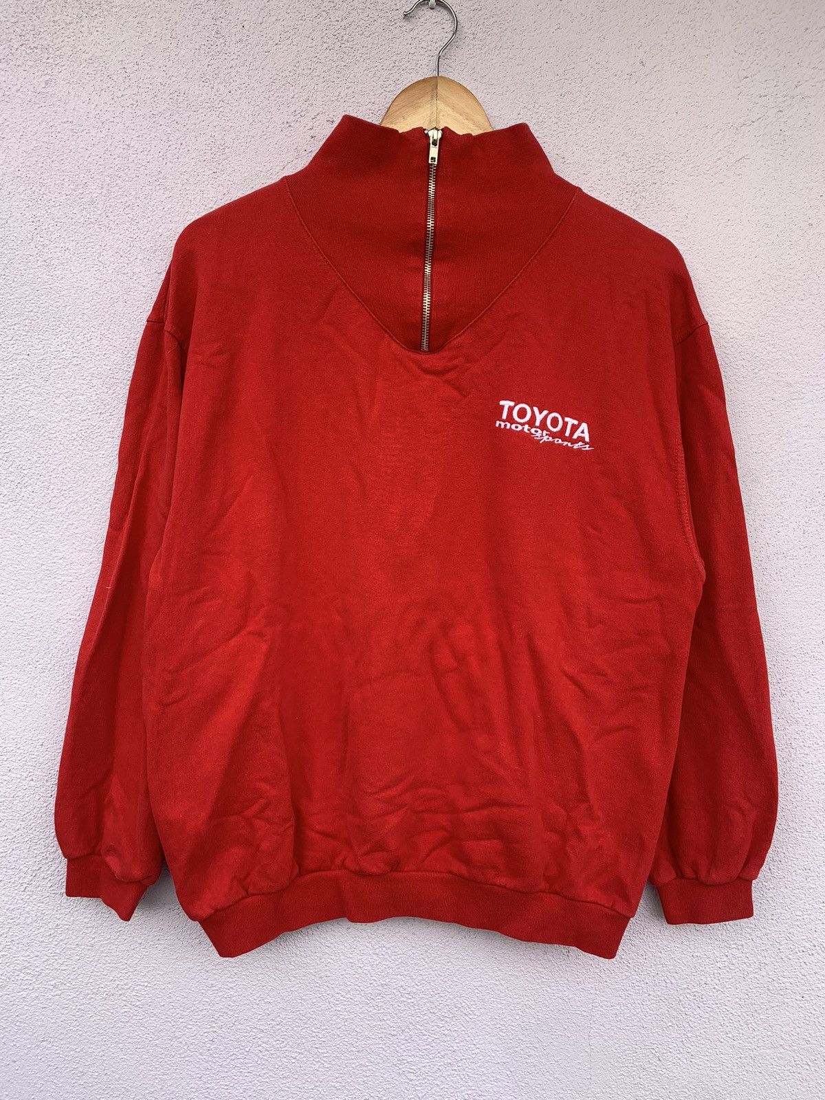 Vintage Toyota Motorsport Half Zipper Sweatshirt