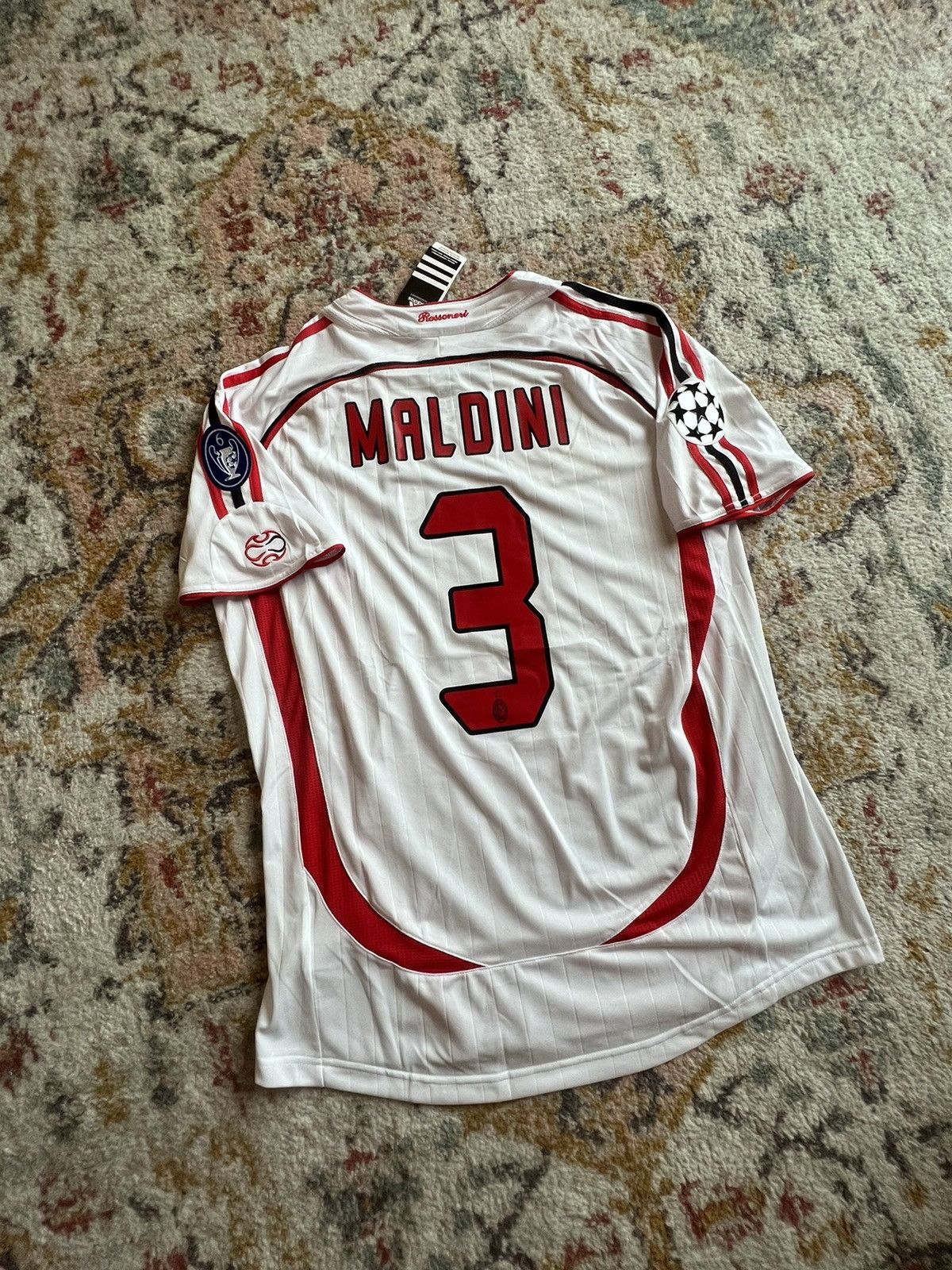 Maillot Vintage 2007-2008 Maillot Collector AC Milan Maldini - Finale 2007 - Taille L - Manches Longues - Neuf Sans Emballage Milan Ac Yahoo Sport