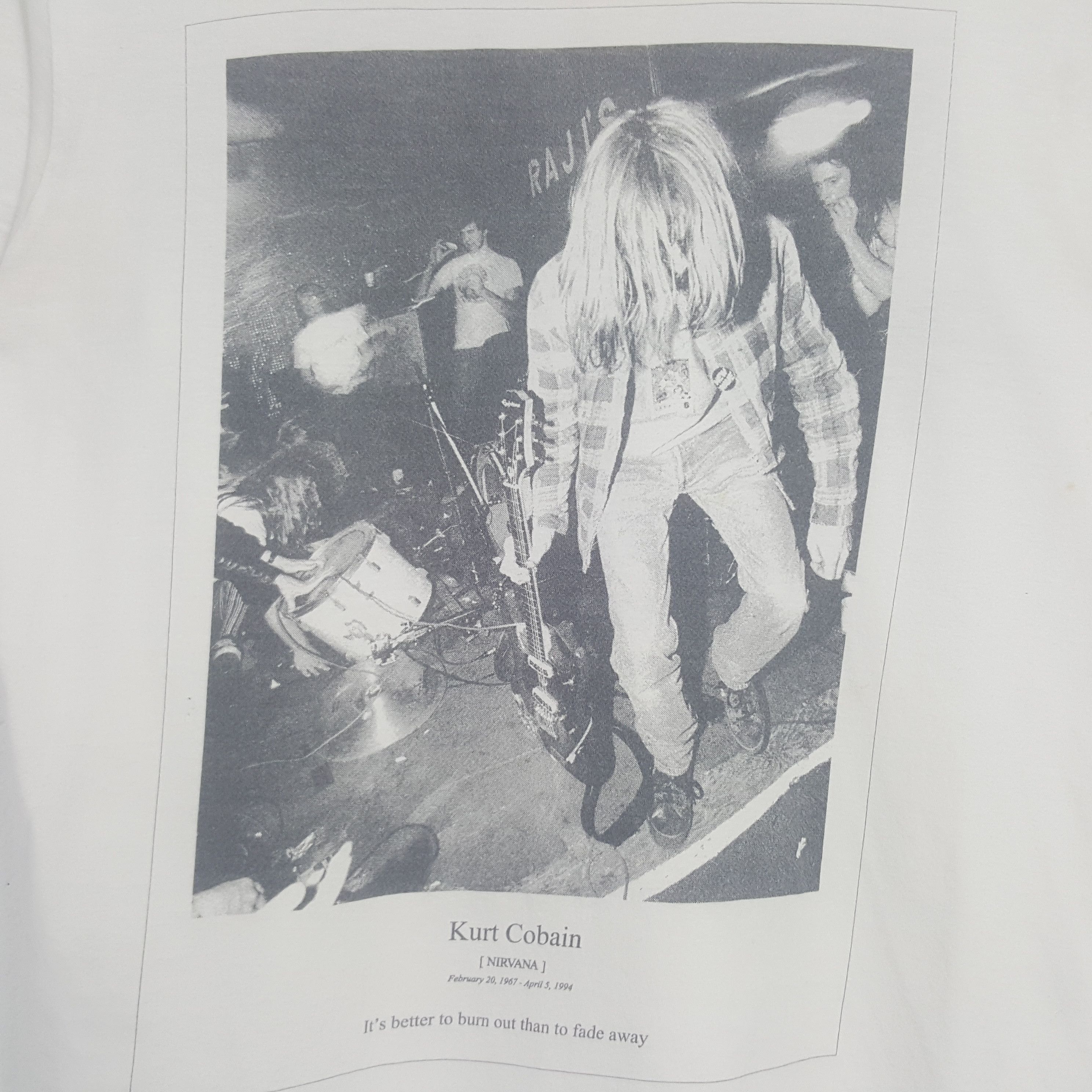 Band Tees Vintage Kurt Cobain Museum Neu Tee (RARE) Size US S / EU 44-46 / 1 - 4 Thumbnail