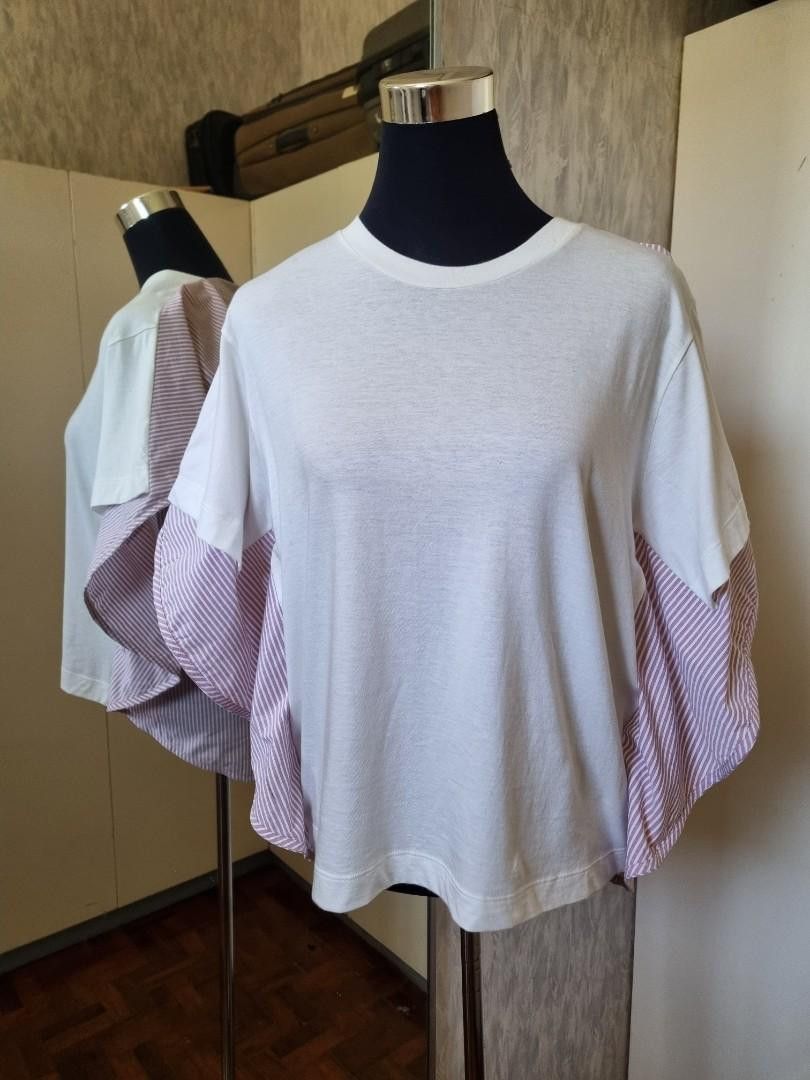 Maison Margiela Maison Martin Margiela Spring 2019 MM6 Circle Shirt Top Size M / US 6-8 / IT 42-44 - 6 Thumbnail