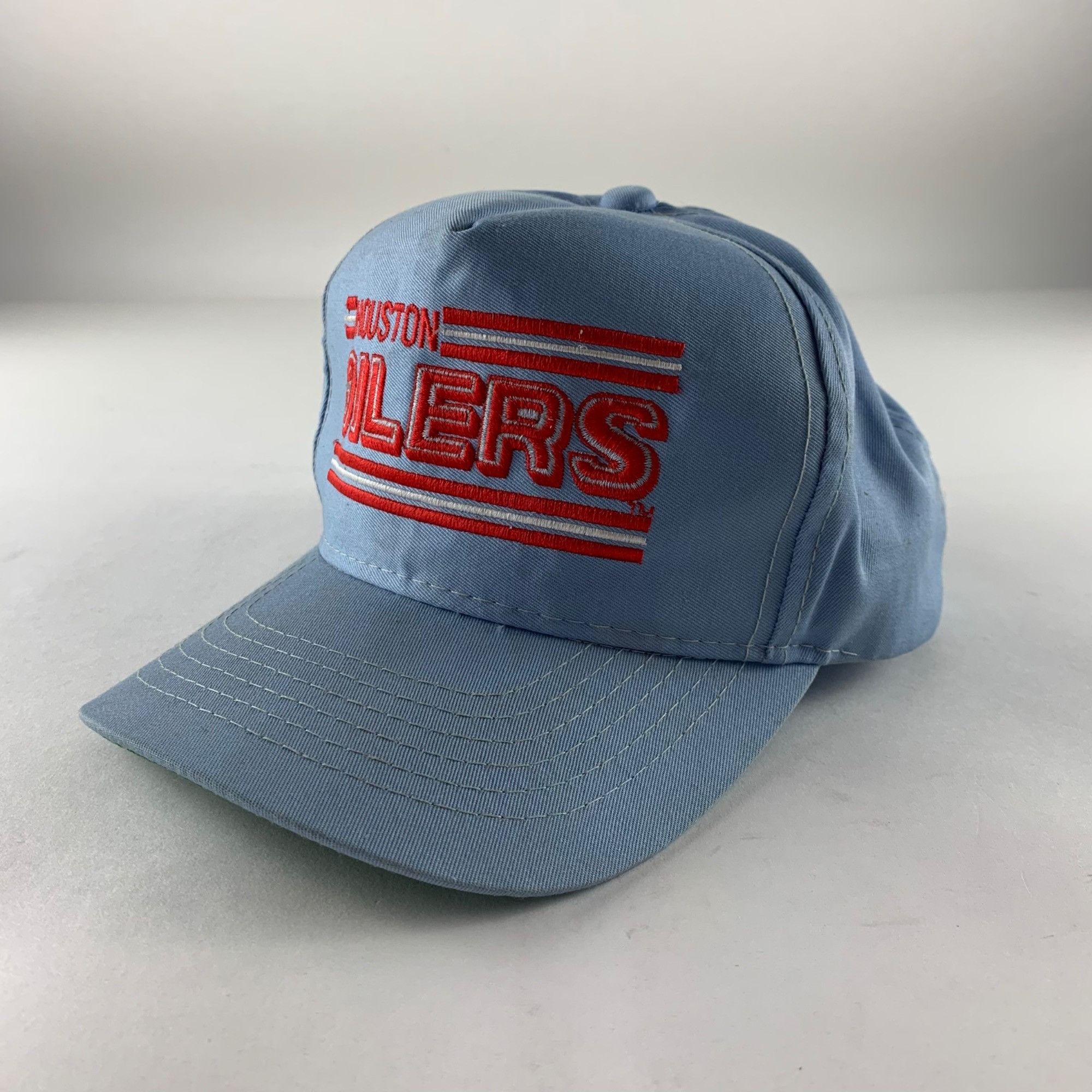 Drew Pearson Houston Oilers NFL Vintage Blue Drew Pearson Snapback Hat ...