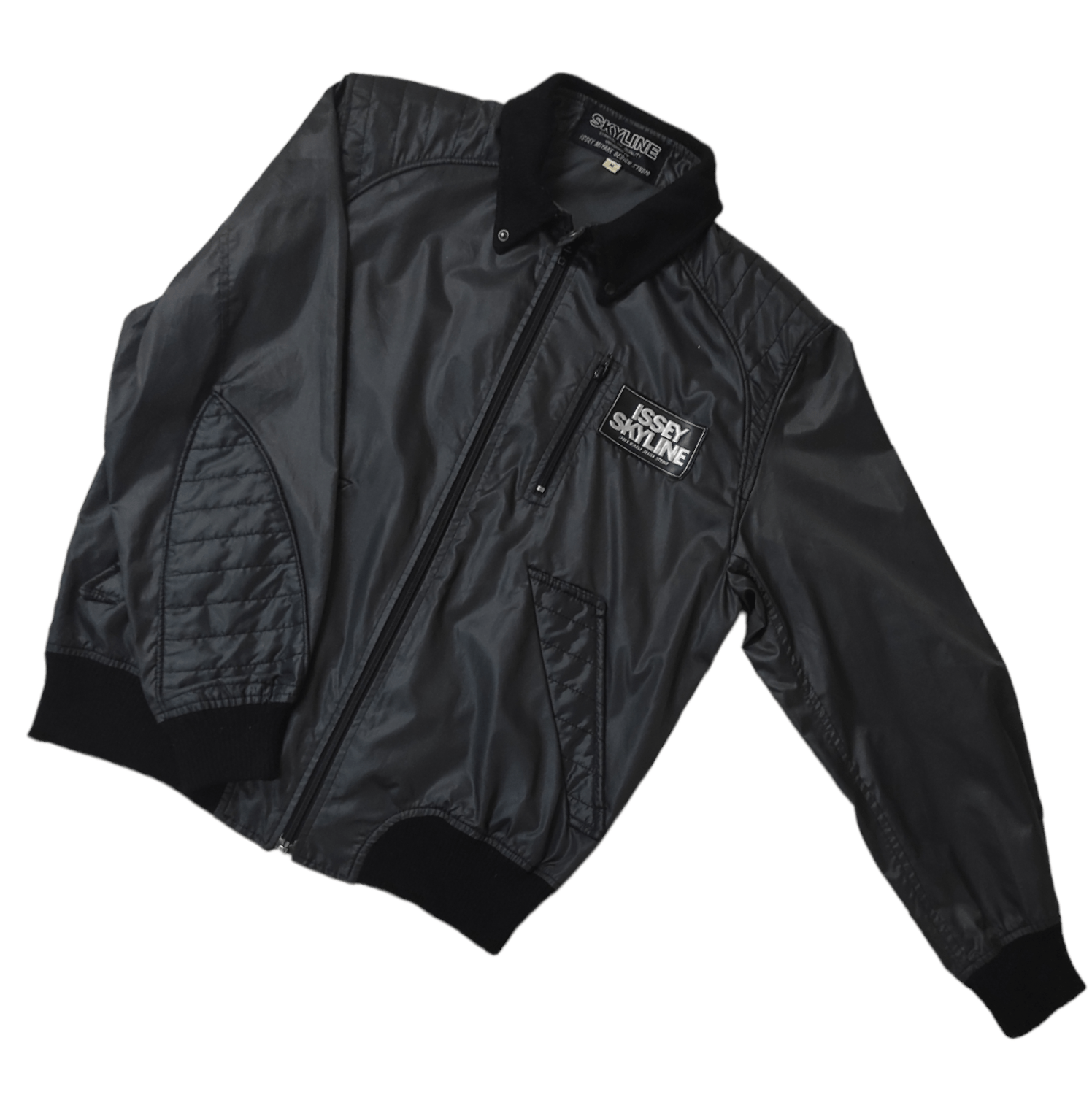 VINTAGE 80s ISSEY SKYLINE BOMBER JACKET