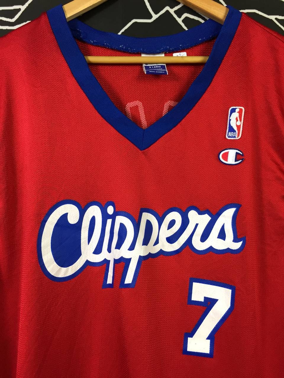 Champion 90s 00s Champion NBA LA Clippers Lamar Odom Jersey Size US XL / EU 56 / 4 - 4 Thumbnail