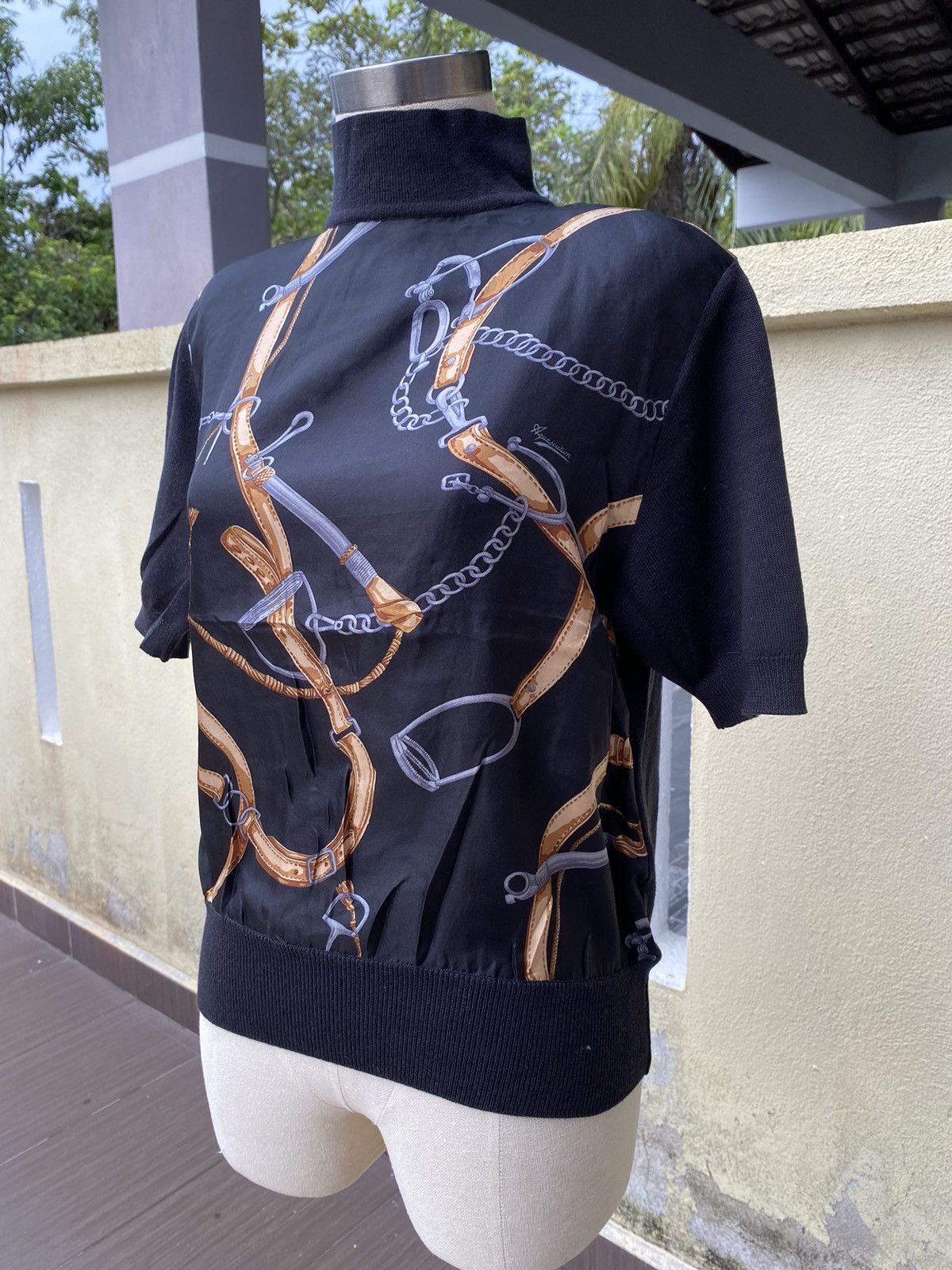 Aquascutum vintage aquascutum blouse Size M / US 6-8 / IT 42-44 - 2 Thumbnail