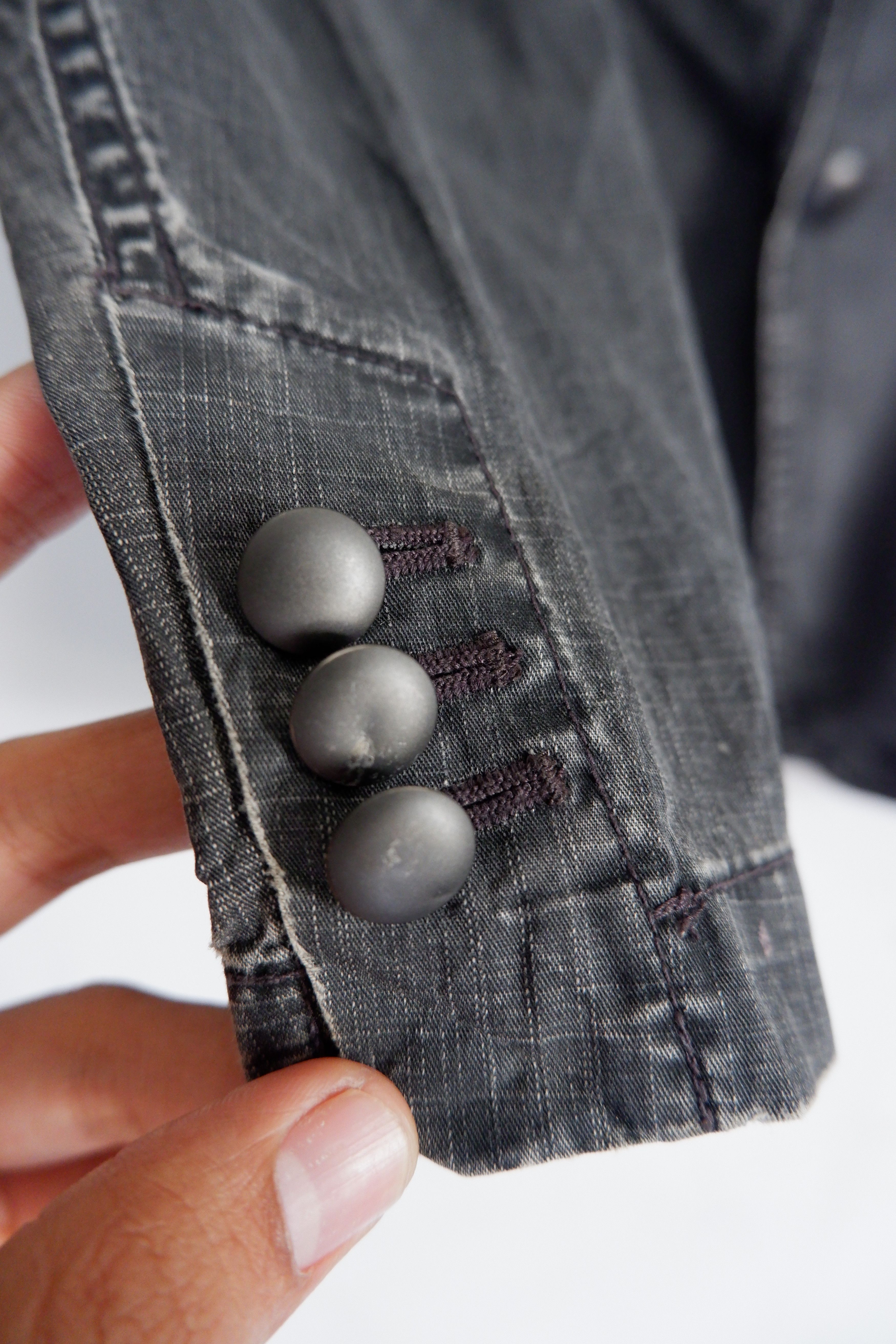Issey Miyake Vintage Tete Homme x Issey Miyake Stoned Wash blazer jacket Size US M / EU 48-50 / 2 - 4 Thumbnail