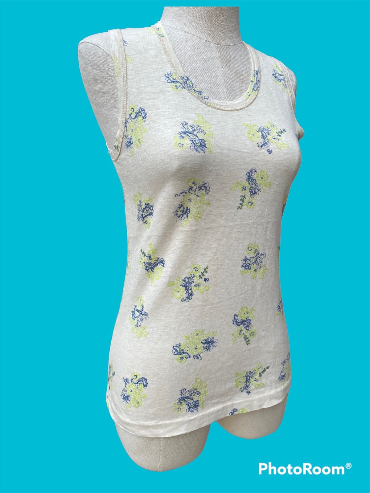 45rpm printed tank Size M / US 6-8 / IT 42-44 - 1 Thumbnail