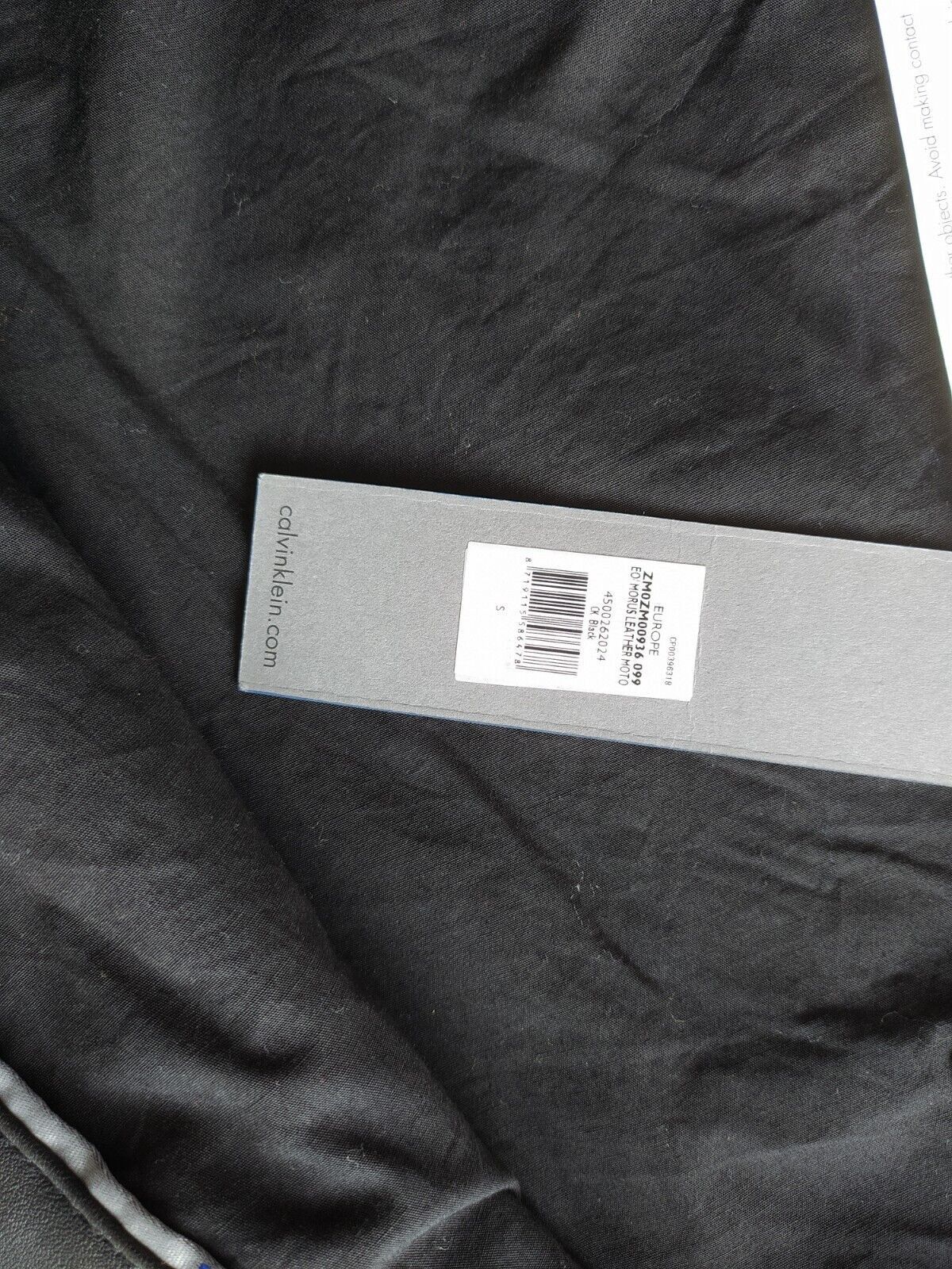 CALVIN KLEIN Leather Biker Jacket $450