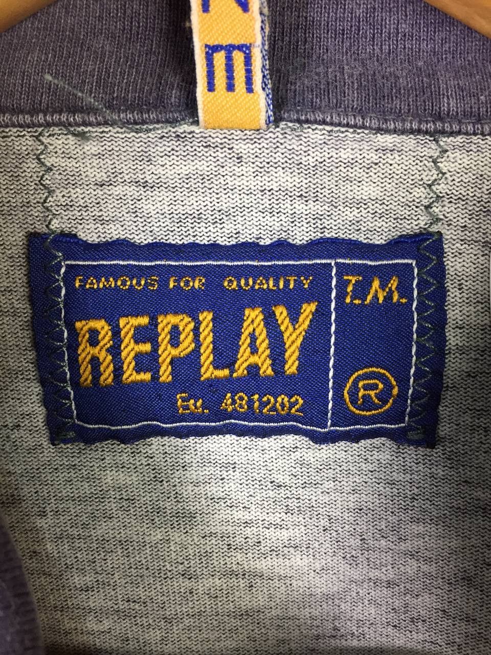 Replay Vtg 90s 00s Replay Jeans Italian Luxury Zipper Shirt Size US M / EU 48-50 / 2 - 6 Thumbnail
