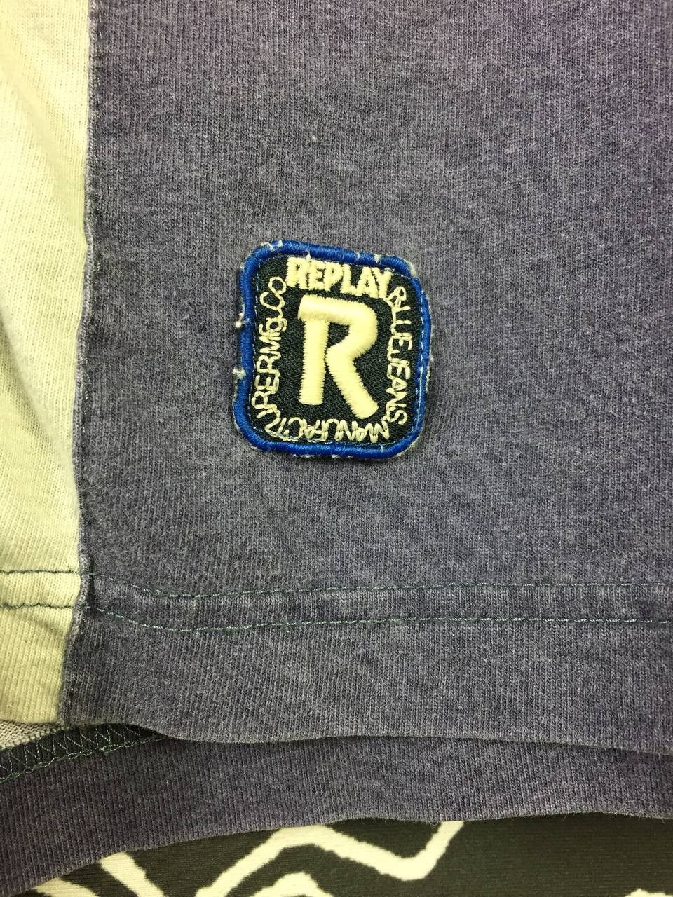 Replay Vtg 90s 00s Replay Jeans Italian Luxury Zipper Shirt Size US M / EU 48-50 / 2 - 7 Thumbnail