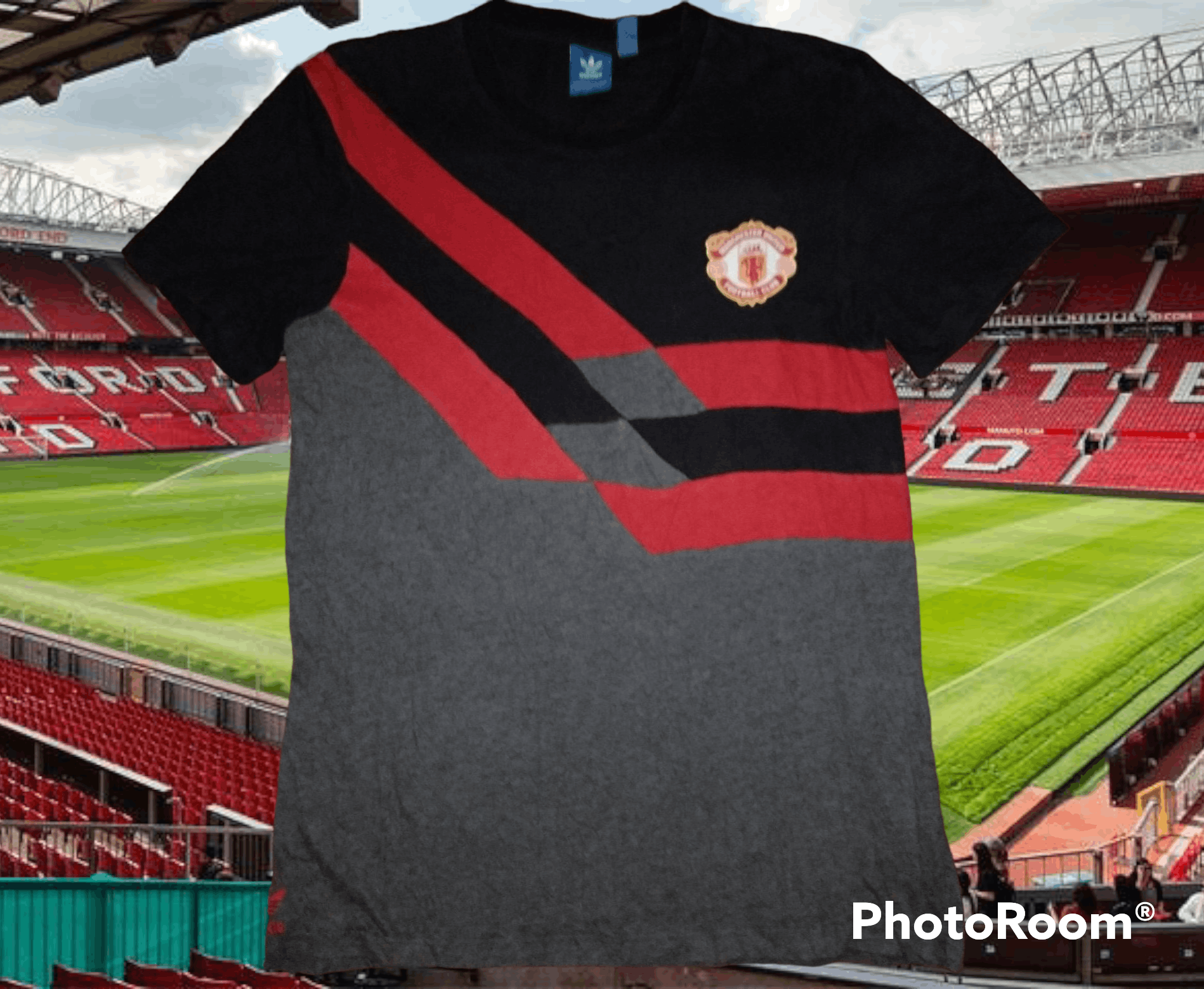 Adidas Retro 80s Manchester United tshirt MUFC football soccer Size US M / EU 48-50 / 2 - 2 Thumbnail