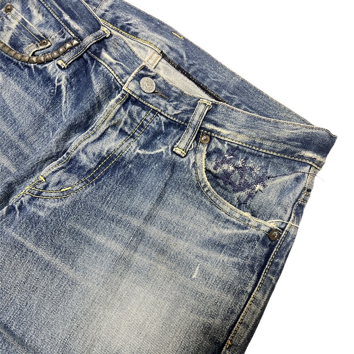 Hysteric Glamour Hysteric Glamour Led Zeppelin Studded Denim Size US 30 / EU 46 - 4 Thumbnail