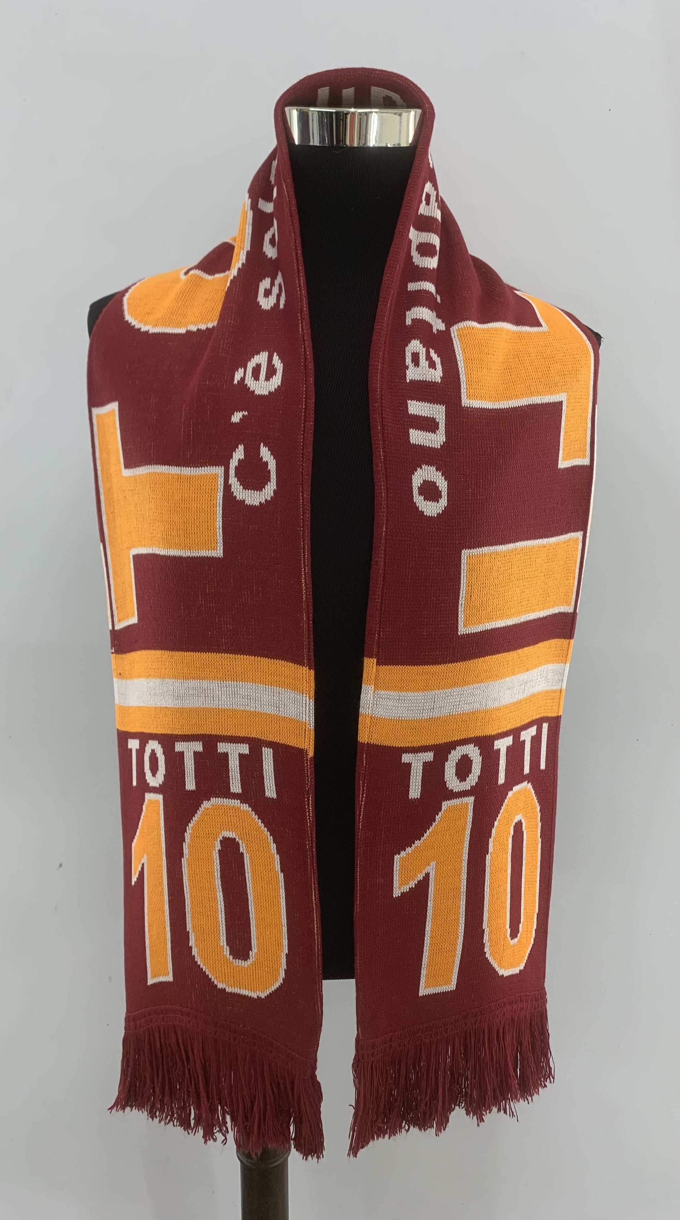 FOOTBALL MUFFLER サッカーマフラー asROMAローマTOTTI FOOTBALL MUFFLER サッカーマフラー asROMAローマTOTTI