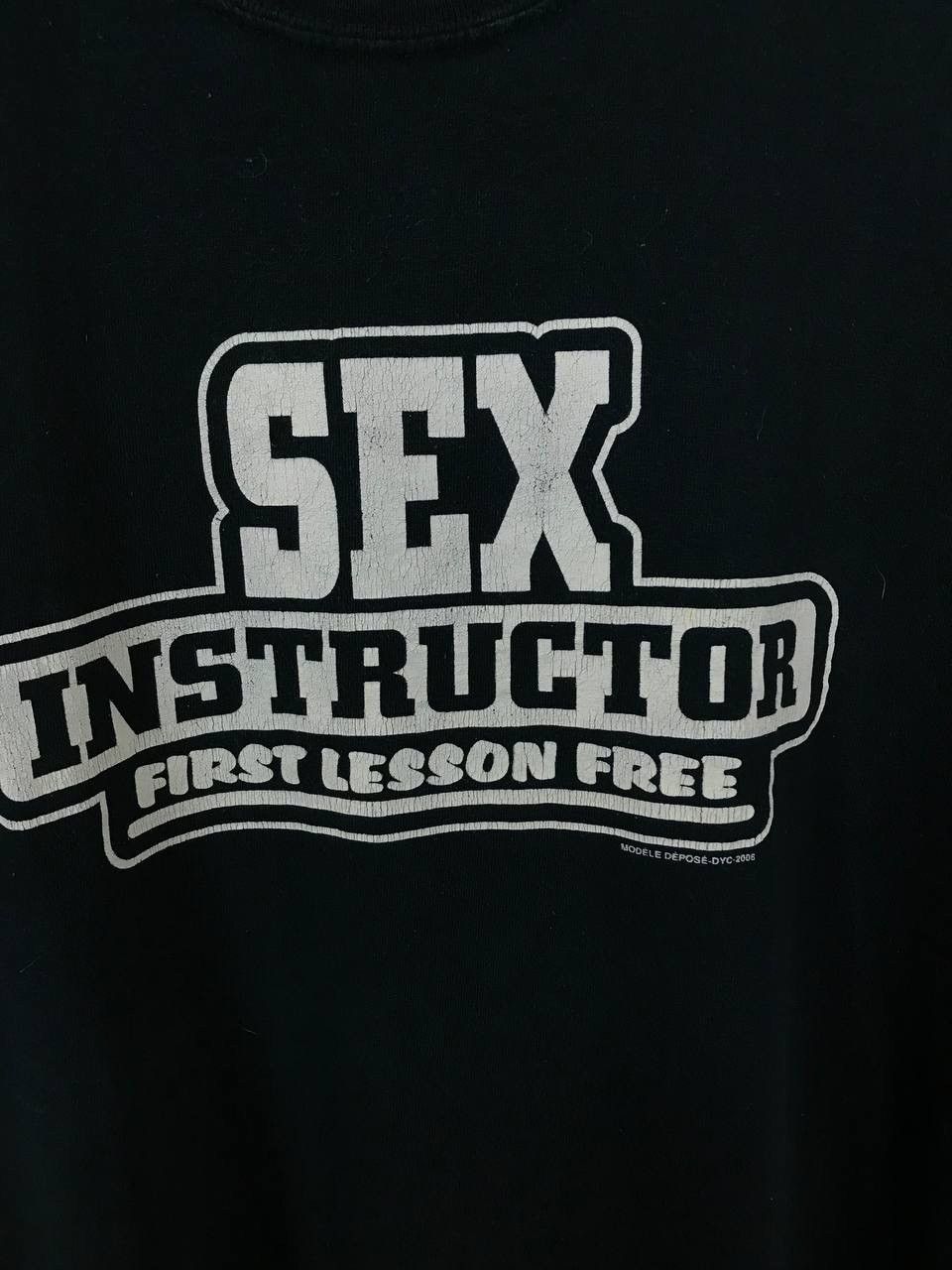 Other × Vintage Sex Instructor First Lesson Free 2006 vintage humor tee Size US XL / EU 56 / 4 - 3 Thumbnail
