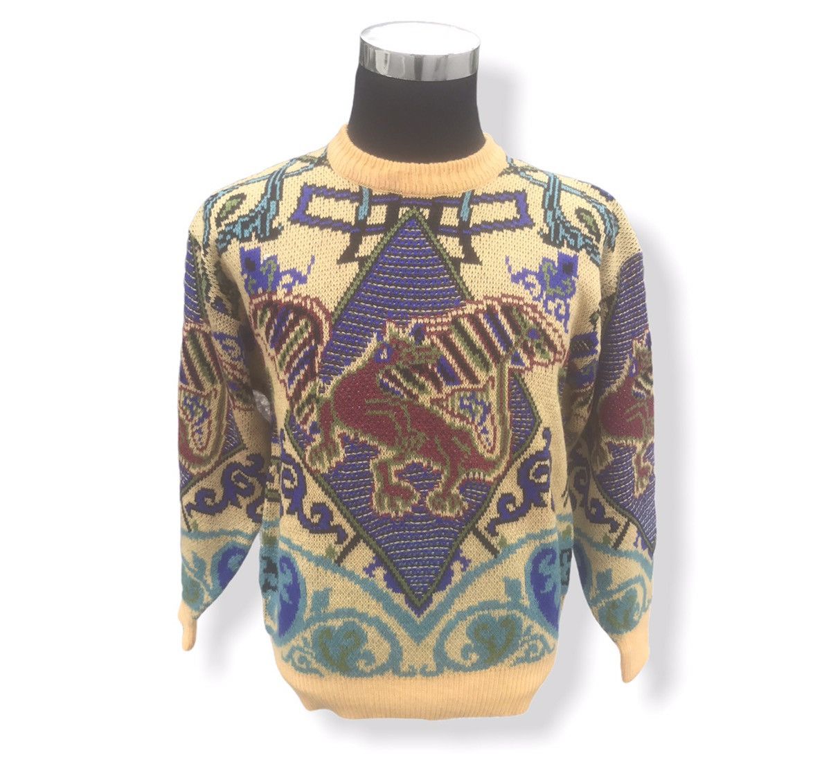 Vintage Luxury Christian Mode Iconic Dragon Logo Knitwear