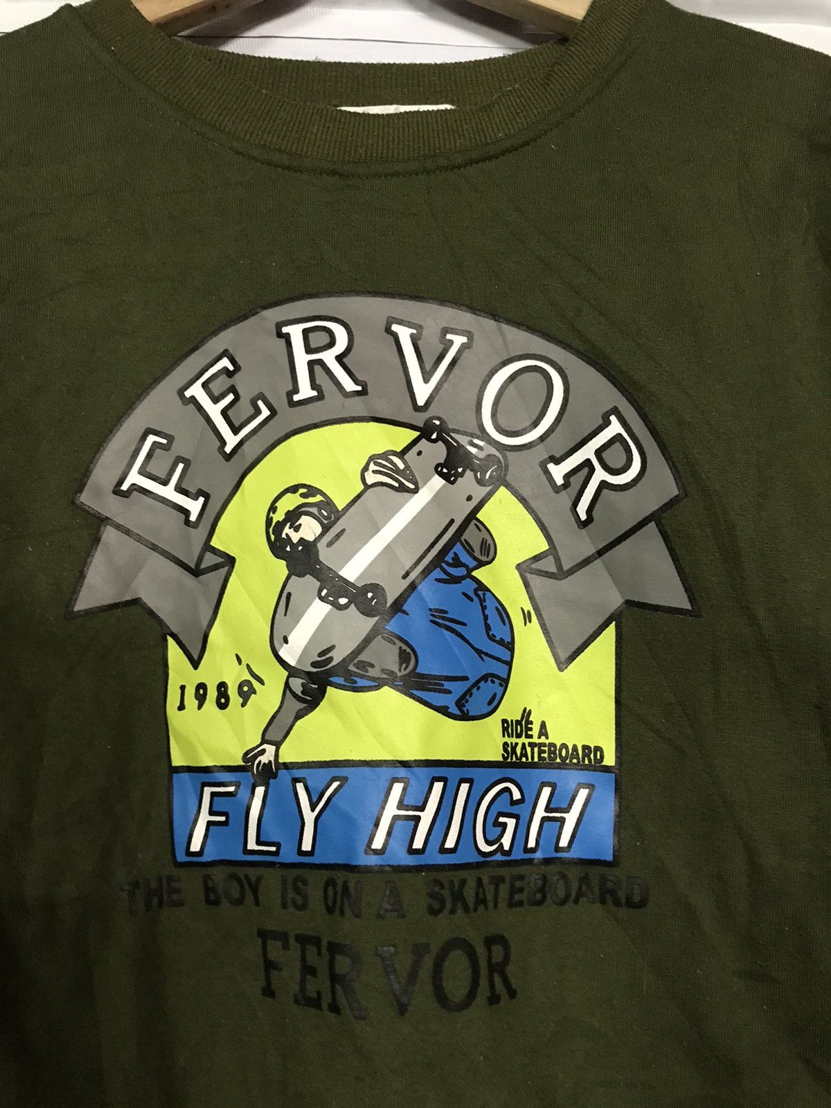 The Unbranded Brand Fervor Sky High Sweatshirt Crewneck Pullover Size US M / EU 48-50 / 2 - 5 Thumbnail
