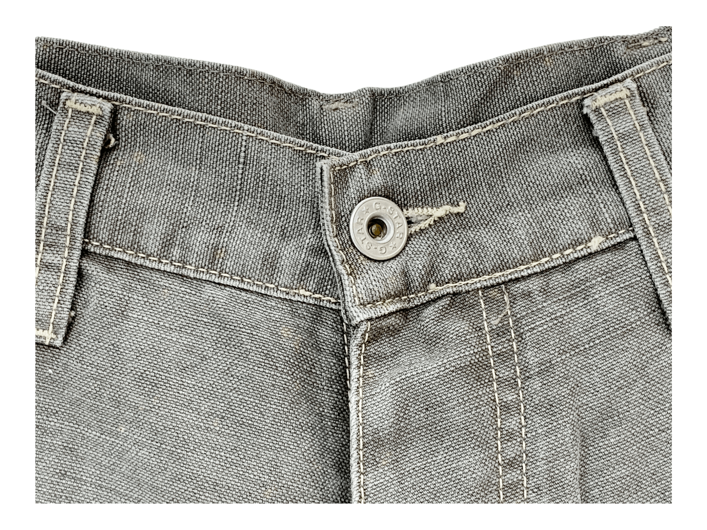 G-Star × Vintage G-Star Raw Denim J Shape Jeans Size US 31 - 10 Thumbnail