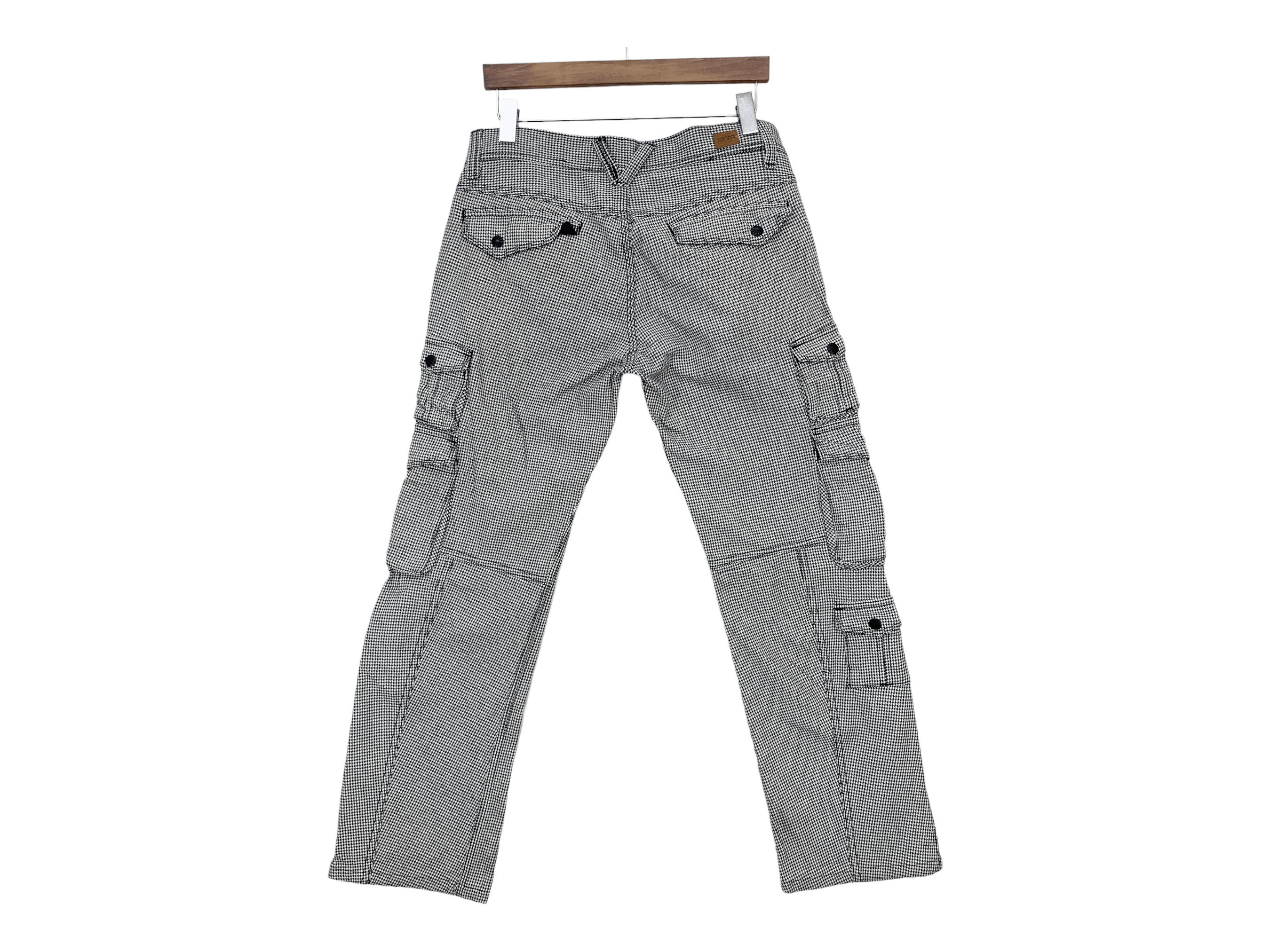 Japanese Brand Nicole Club For Men Herring Bone Bondage Tactical Pants Size US 32 / EU 48 - 2 Thumbnail