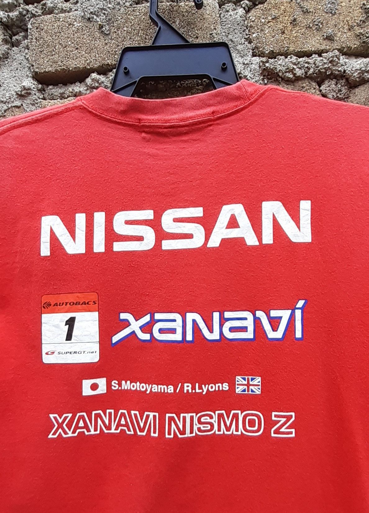 Japanese Brand × Sports Specialties Nissan NISMO S.Motoyama/R.Lyons Red T-shirt Size US S / EU 44-46 / 1 - 8 Thumbnail
