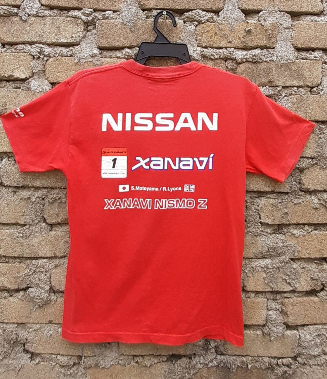 Japanese Brand × Sports Specialties Nissan NISMO S.Motoyama/R.Lyons Red T-shirt Size US S / EU 44-46 / 1 - 5 Thumbnail