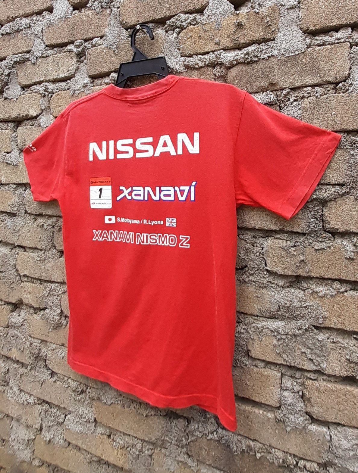 Japanese Brand × Sports Specialties Nissan NISMO S.Motoyama/R.Lyons Red T-shirt Size US S / EU 44-46 / 1 - 7 Thumbnail