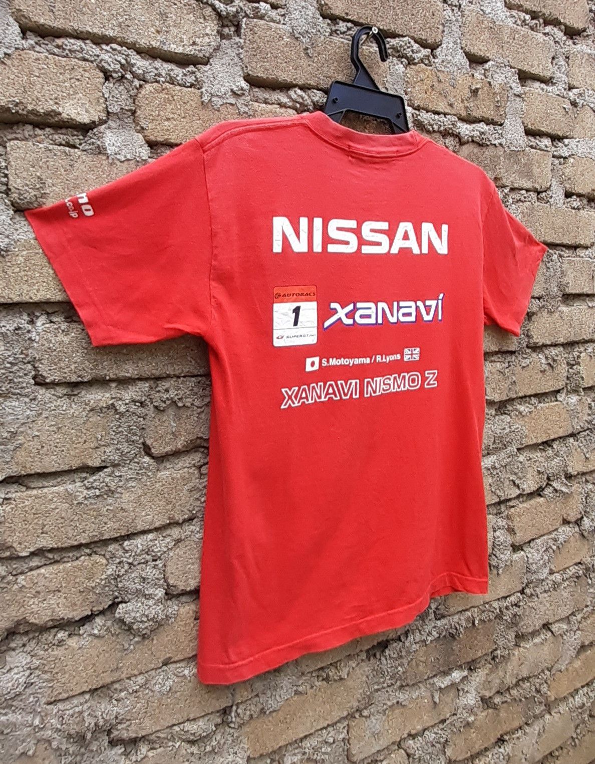 Japanese Brand × Sports Specialties Nissan NISMO S.Motoyama/R.Lyons Red T-shirt Size US S / EU 44-46 / 1 - 6 Thumbnail