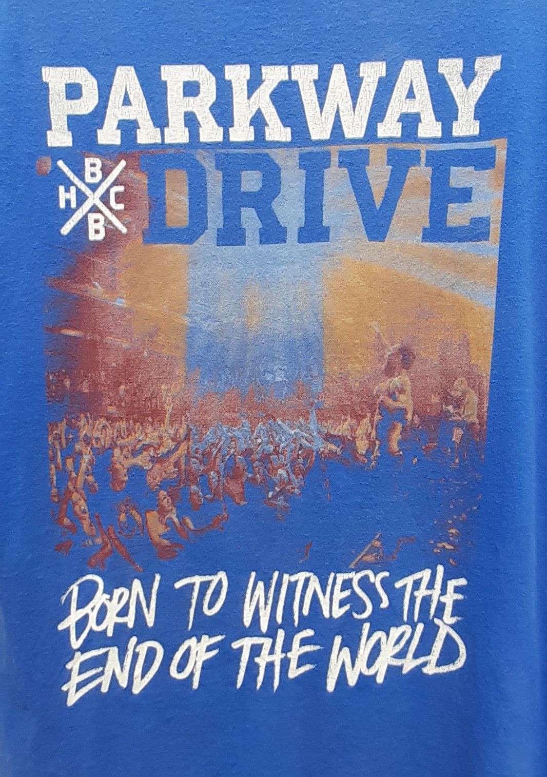 Band Tees × Vintage PARKWAY DRIVE Born To Witness The End Of The World Size US L / EU 52-54 / 3 - 8 Thumbnail