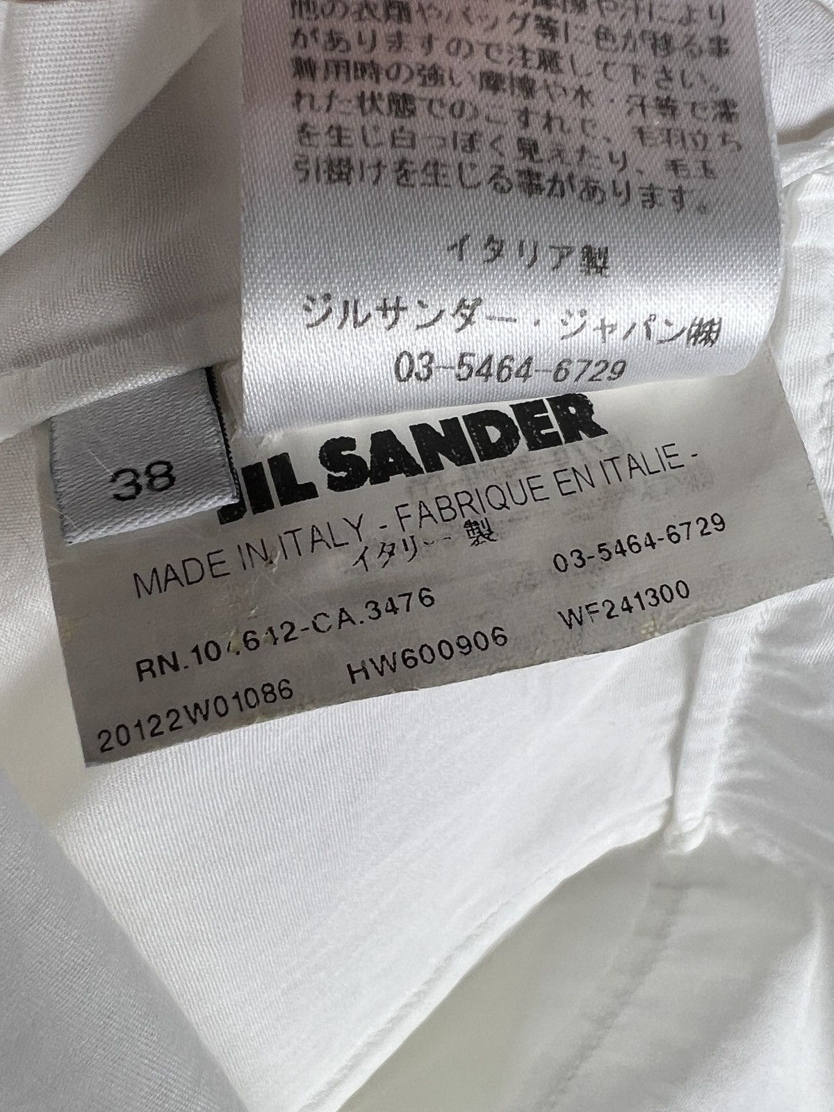 Jil Sander Jill Sander Button Up Shirt Size XS / US 0-2 / IT 36-38 - 10 Thumbnail