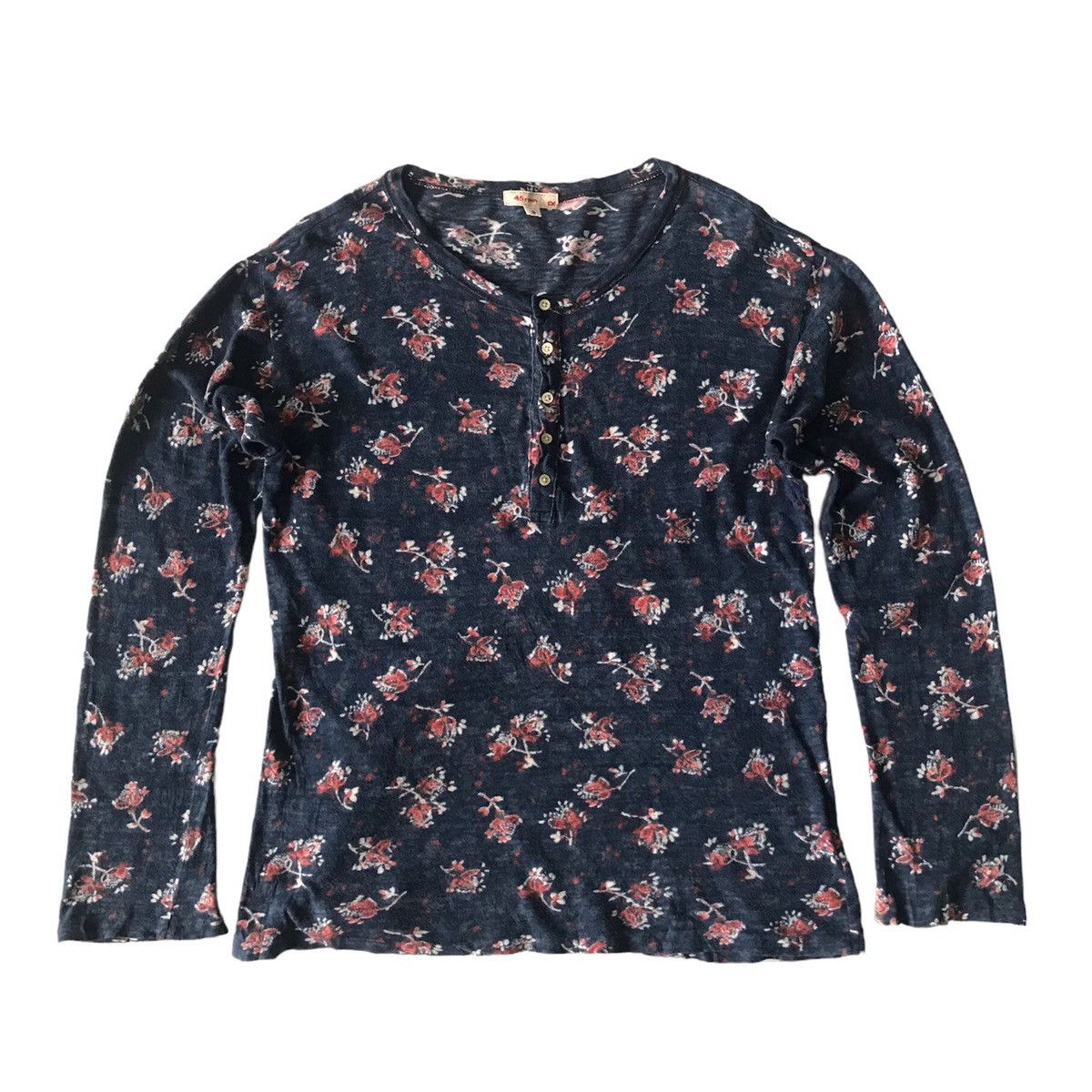 45rpm 45Rpm R Long Sleeve Tee Flowers Printed Size US S / EU 44-46 / 1 - 1 Thumbnail
