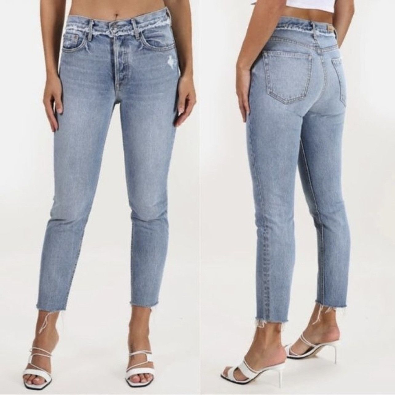 GRLFRND Karolina High-Rise Jeans in ‘Part Time Love’