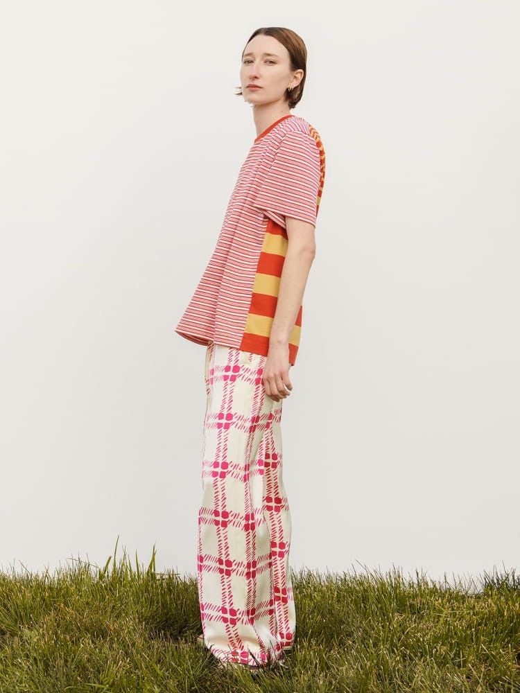 パンツ Marni Plaid Pants MARNI | WOOL PLEATED PLAID TROUSERS