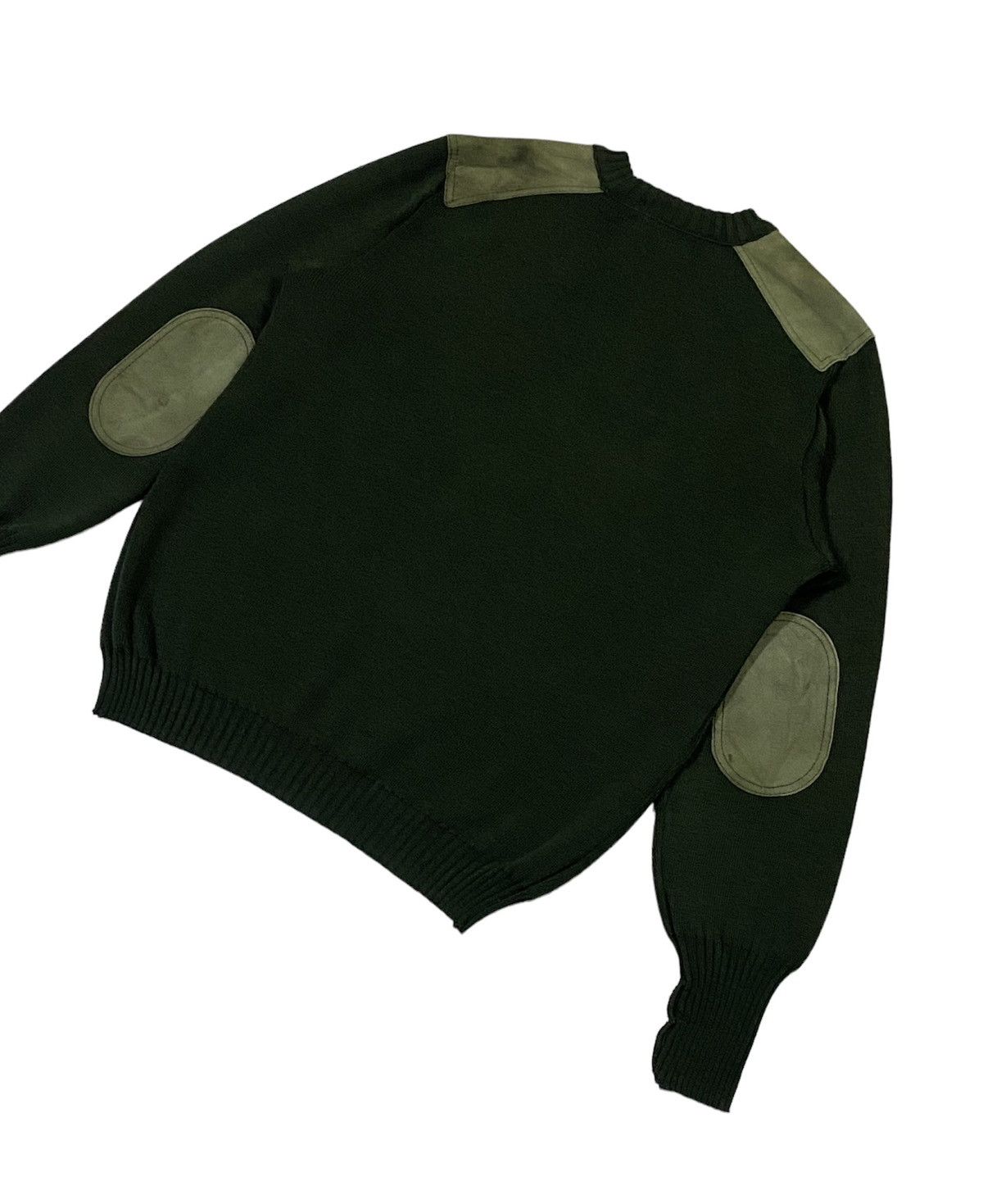 Burberry Vintage Burberry Elbow Patch Crew Knit Sweater Size US M / EU 48-50 / 2 - 20 Thumbnail