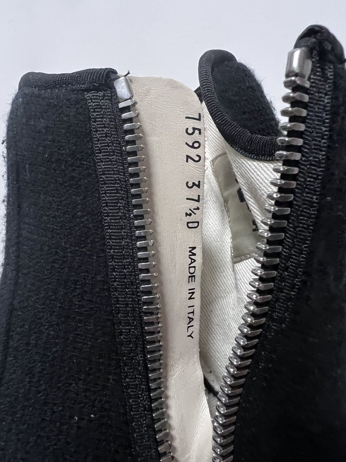 Rick Owens Drkshdw Rick owens drkshdw wool ramones high top sneakers sz37.5 Size US 7.5 / IT 37.5 - 8 Thumbnail