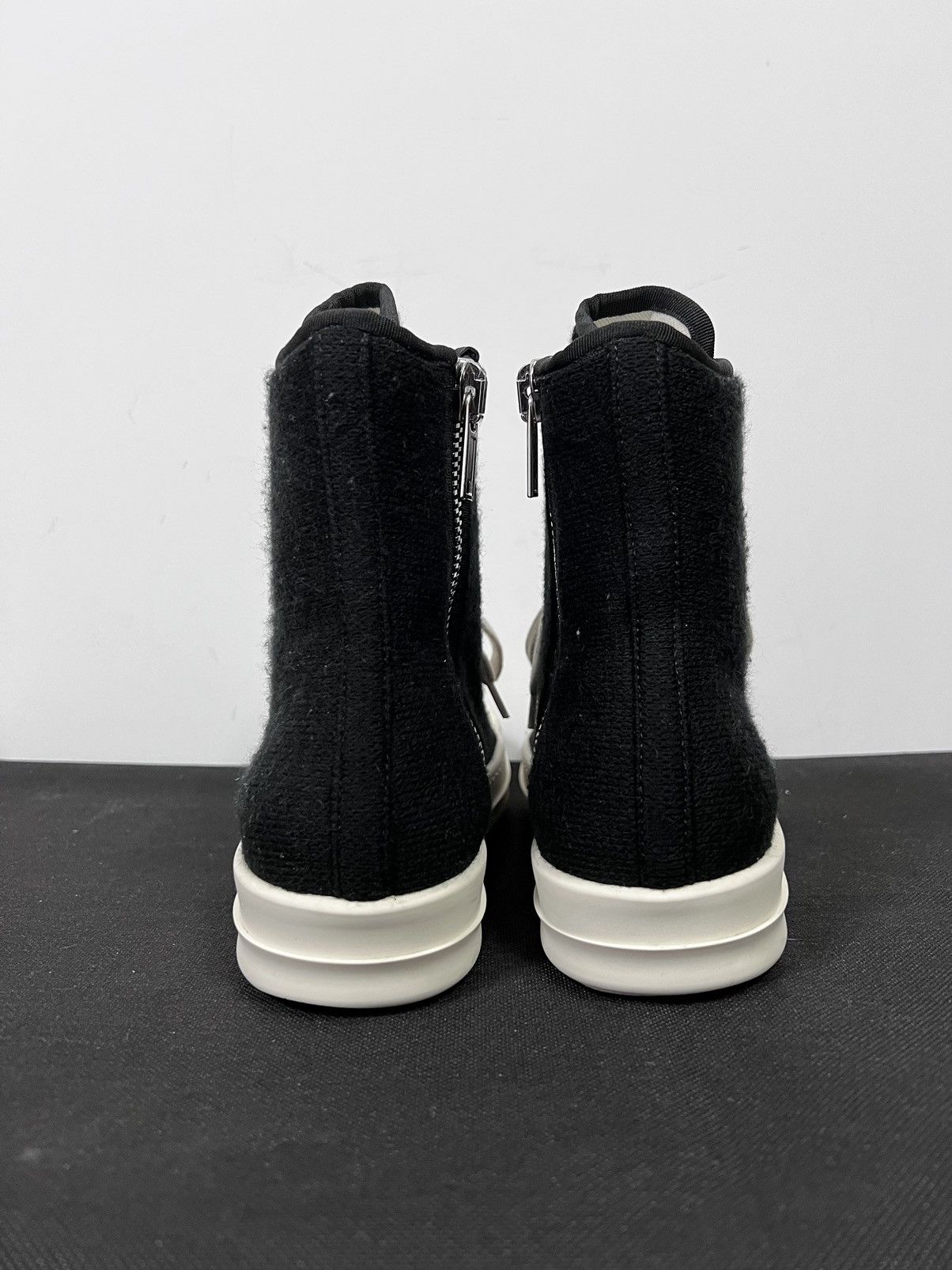 Rick Owens Drkshdw Rick owens drkshdw wool ramones high top sneakers sz37.5 Size US 7.5 / IT 37.5 - 6 Thumbnail